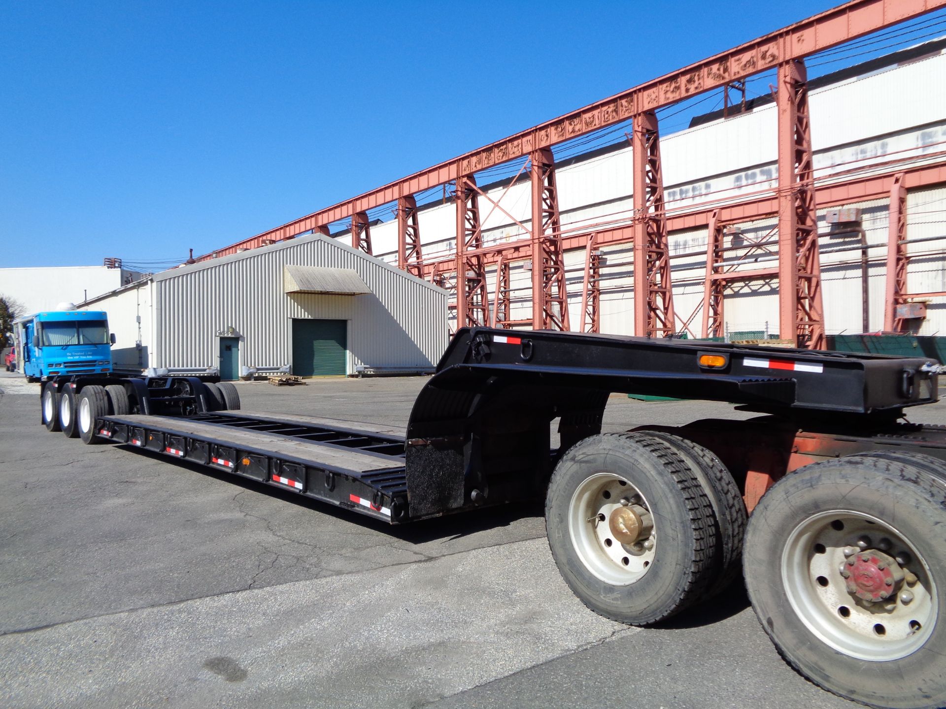 Talbert 51ft Hydraulic Detach 50 TON Loyboy RGN Equipment Flat Bed Trailer - Image 13 of 14