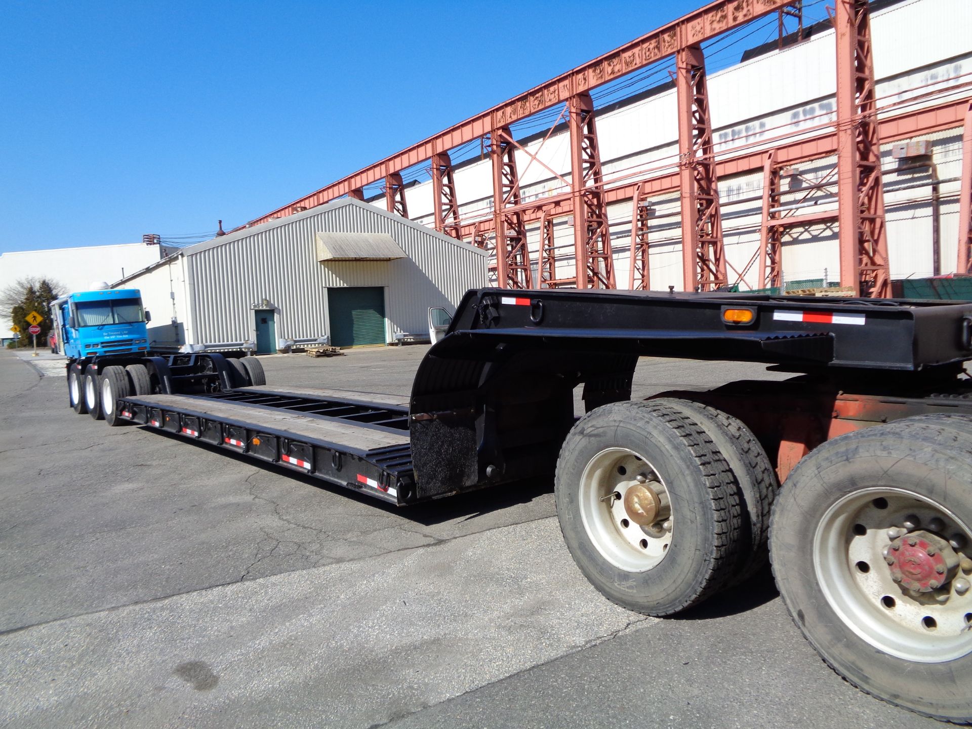 Talbert 51ft Hydraulic Detach 50 TON Loyboy RGN Equipment Flat Bed Trailer - Image 3 of 14