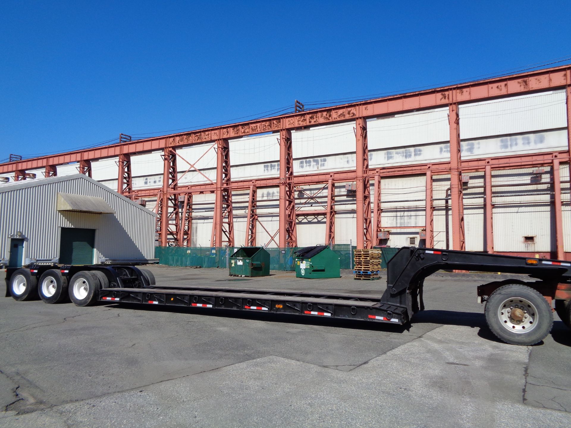 Talbert 51ft Hydraulic Detach 50 TON Loyboy RGN Equipment Flat Bed Trailer - Image 12 of 14