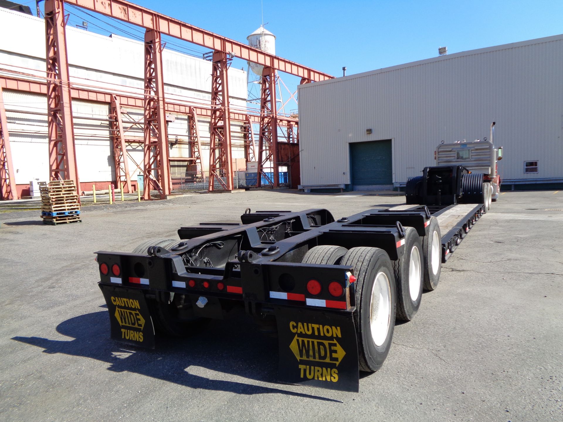 Talbert 51ft Hydraulic Detach 50 TON Loyboy RGN Equipment Flat Bed Trailer - Image 11 of 14