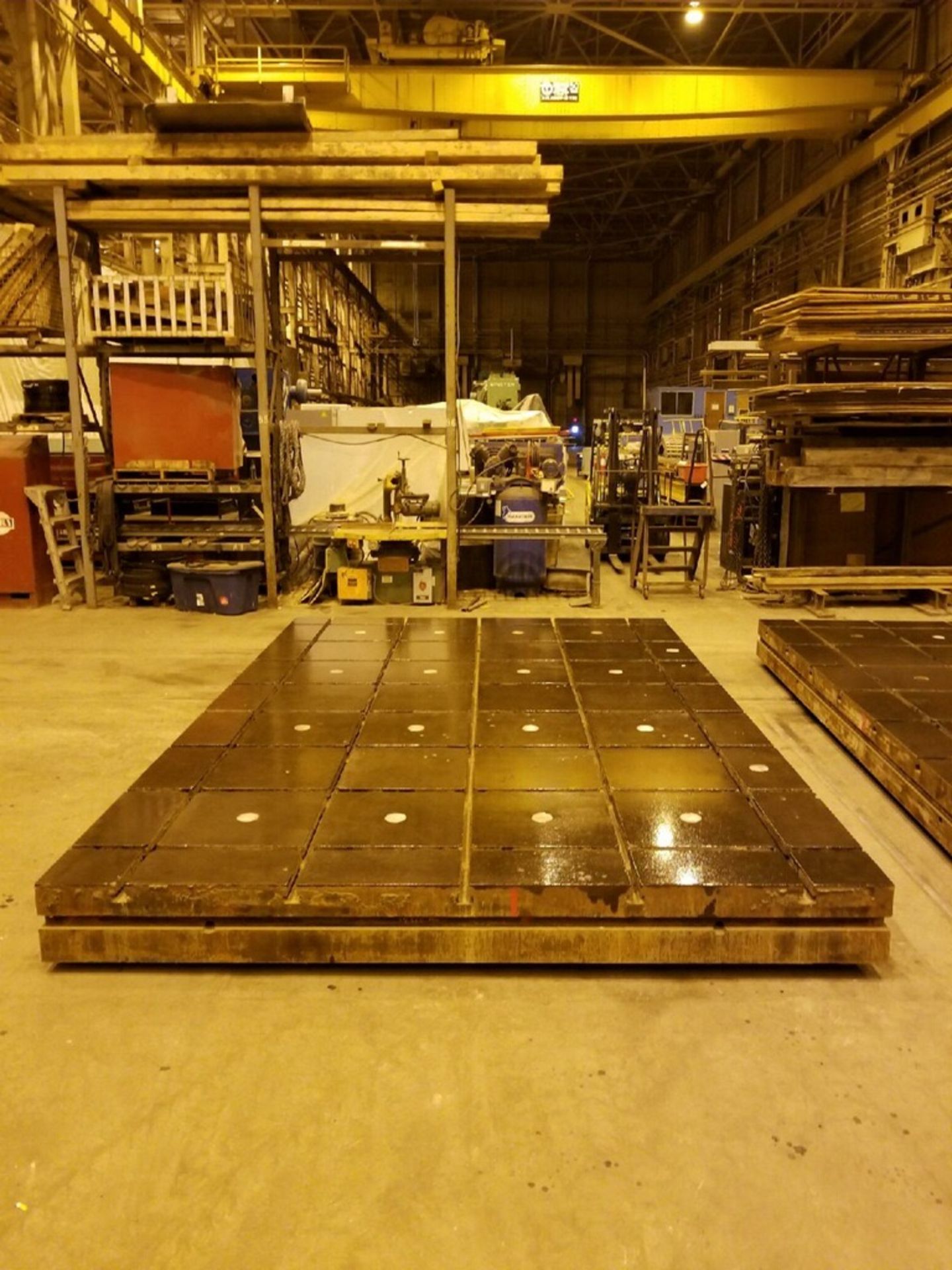 T-Slotted Floor Plate 16FT x 10FT x 12 IN Equipped with Levelers