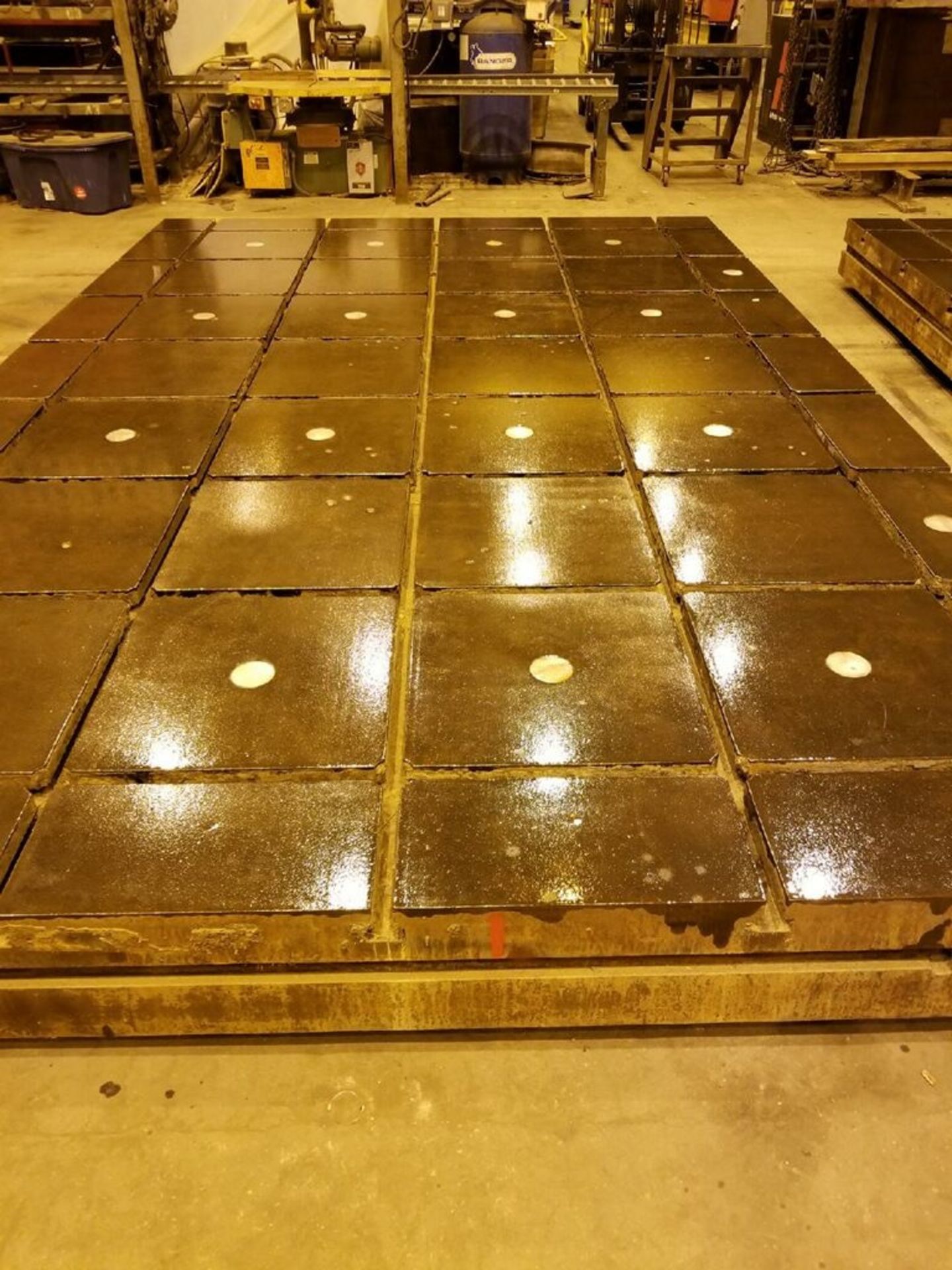 T-Slotted Floor Plate 16FT x 10FT x 12 IN Equipped with Levelers - Image 2 of 5