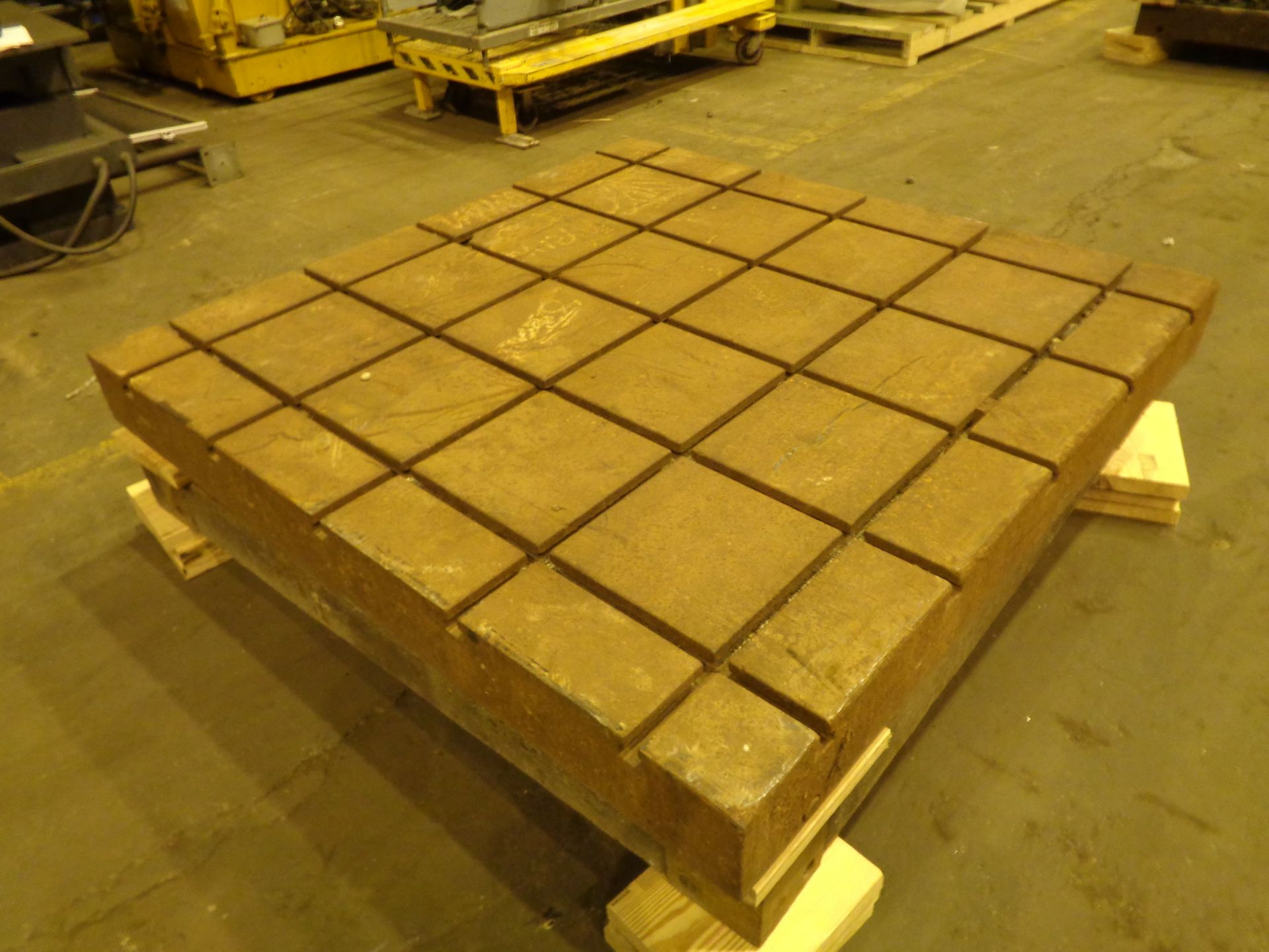 T Slotted Cast Iron Bolster Plate