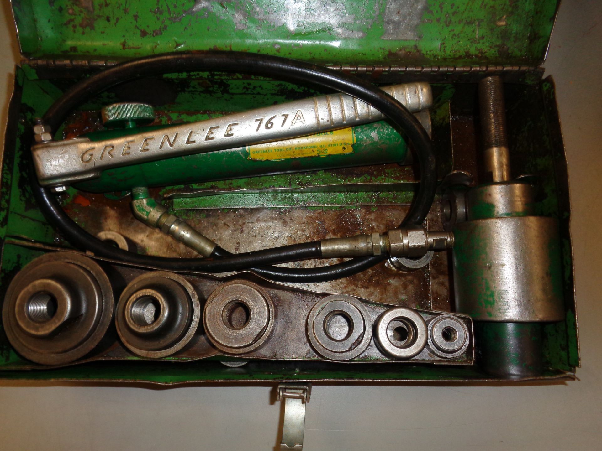 Greenlee Hydraulic Knock Out Set - Image 4 of 5