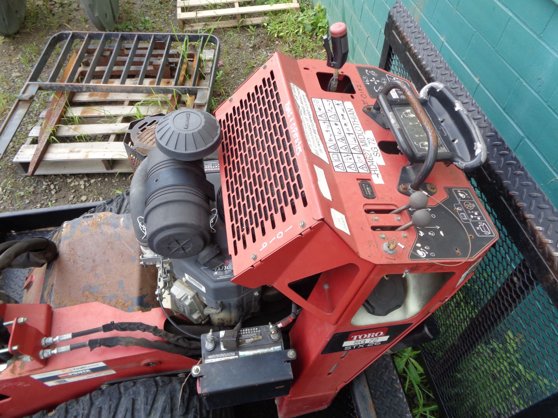 2013 Toro STX26 Walk Behind Stump Grinder with Trailer - Image 2 of 4