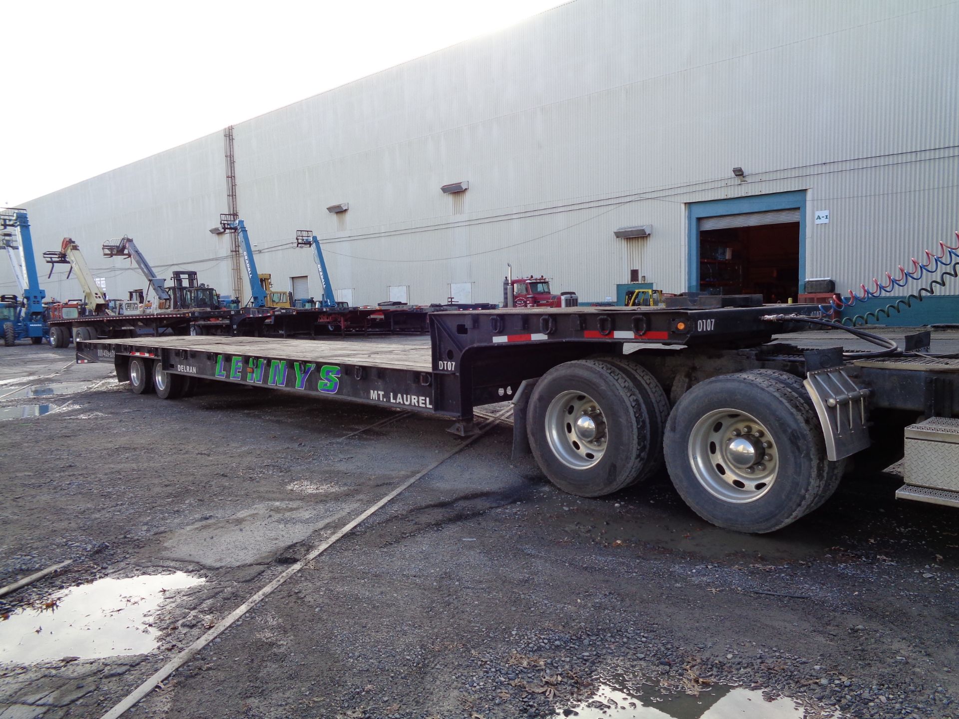 2008 Talbert Drop Deck Dove Tail Trailer - Image 6 of 20