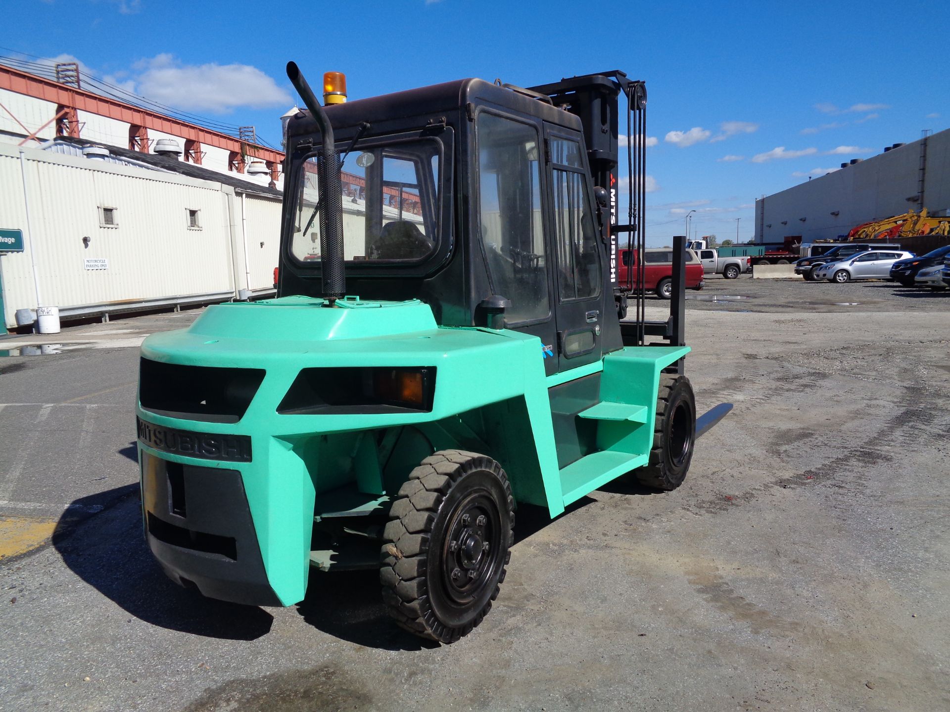 Mitsubishi -FD70 Forklift 15,000 lbs - Diesel - Fork Positioners- Side Shift - Image 6 of 17