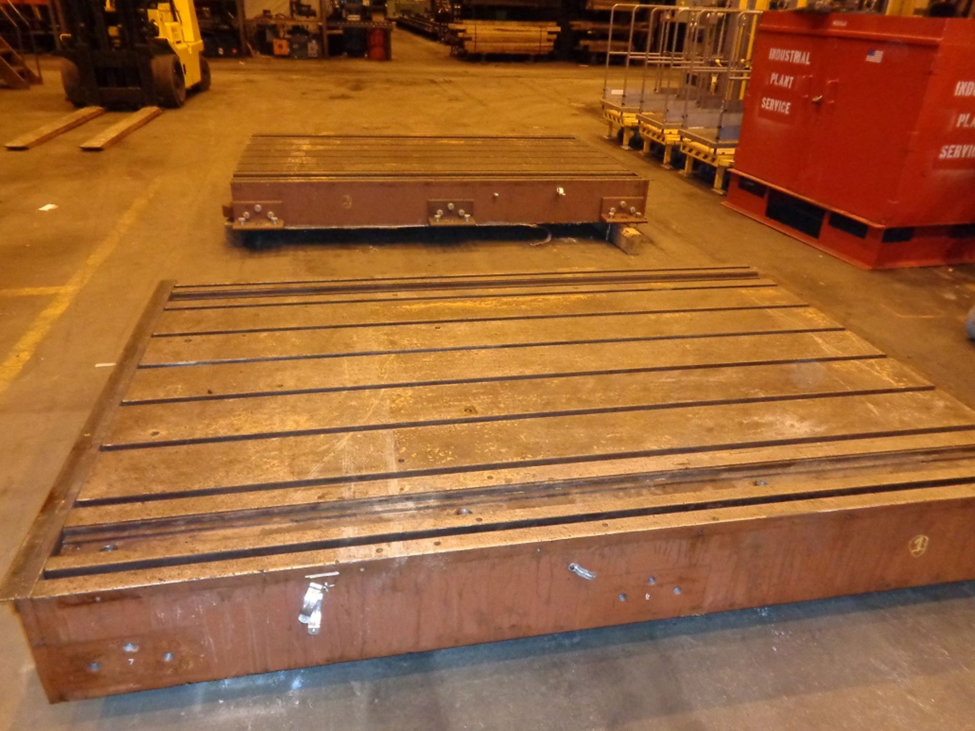 T-Slotted Floor Plate 102" x 72" x 12" - T-Slots on 9 1/2" Centers