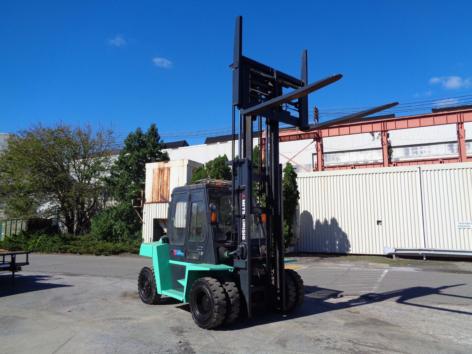 Mitsubishi -FD70 Forklift 15,000 lbs - Diesel - Fork Positioners- Side Shift - Image 5 of 17