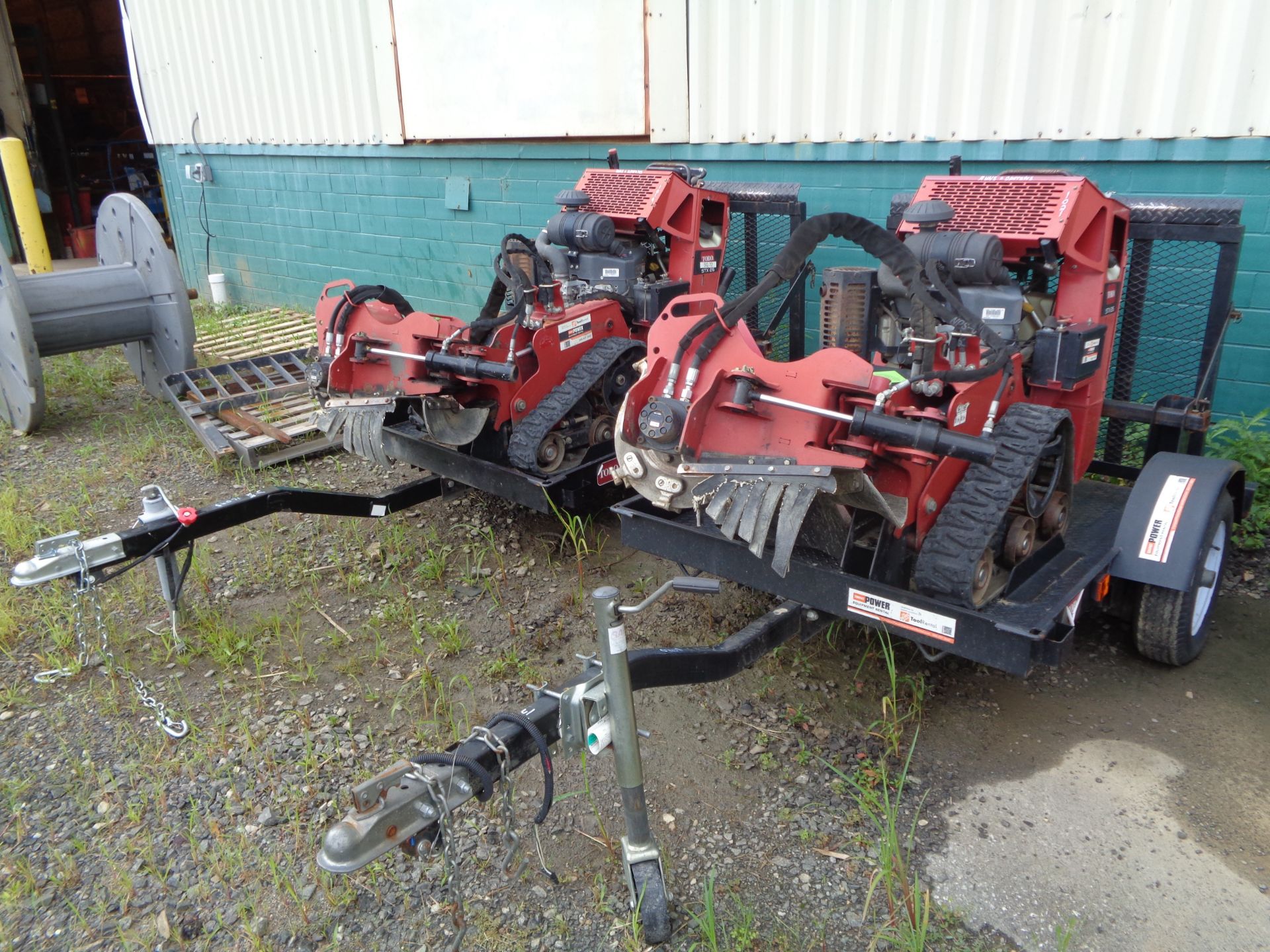 2013 Toro STX26 Walk Behind Stump Grinder with Trailer - Image 4 of 4