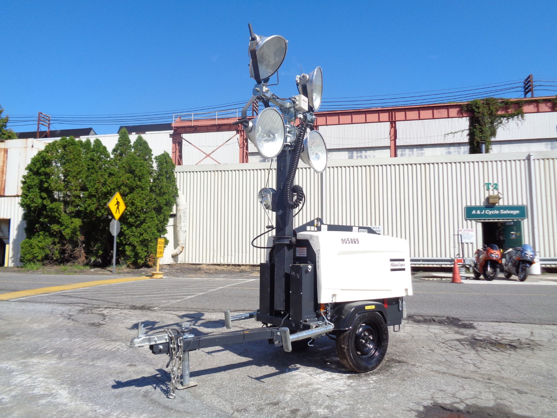 2016 Atlas Copco Hi Light V4 Light Tower - Image 9 of 10