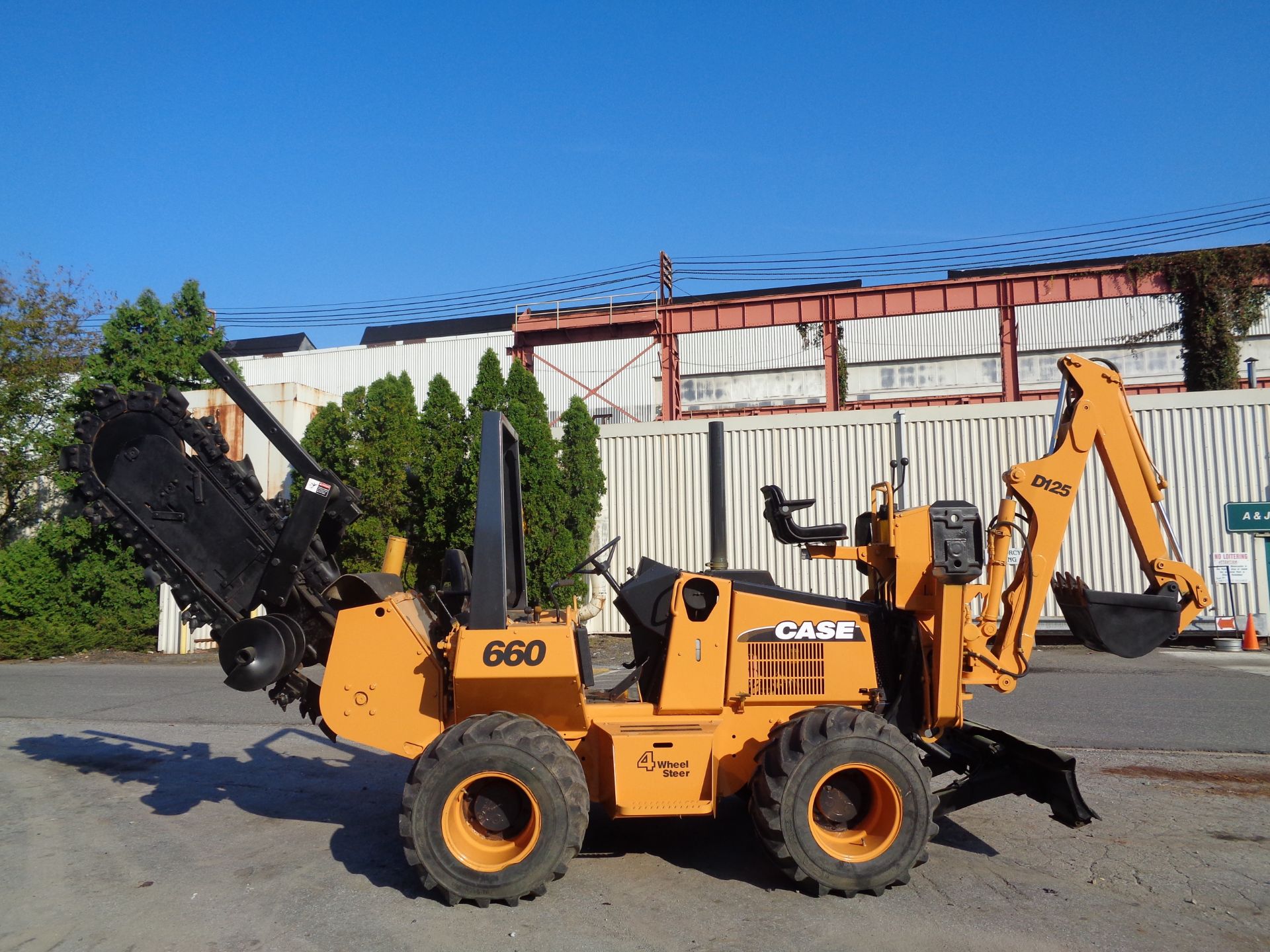 Case 660 Trencher - Cable Plow - Dozer - Backhoe - Diesel - 4x4