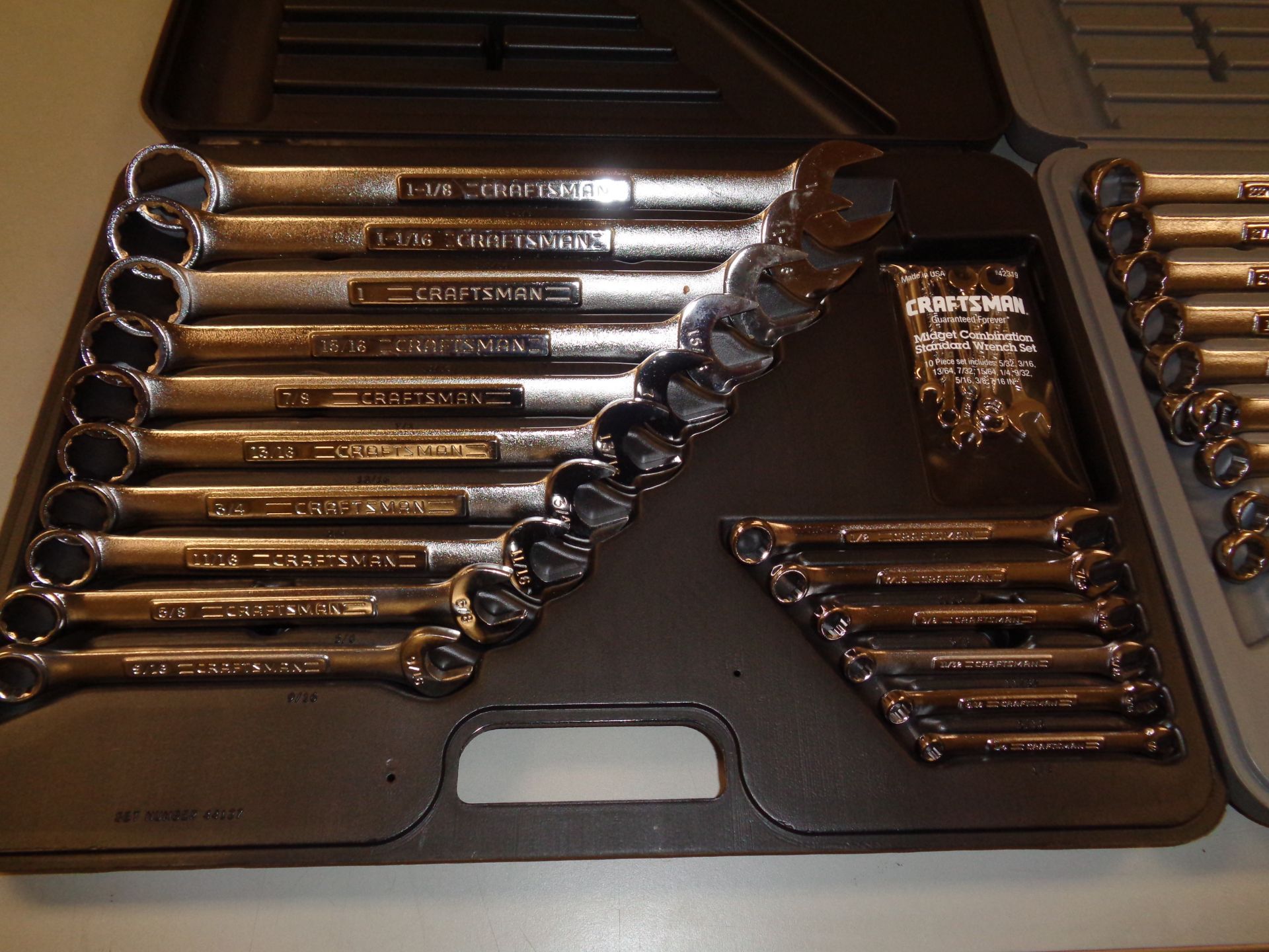 Set of 2 Craftsman 26 Piece Wrench Sets - Metric and Standard - Image 5 of 9