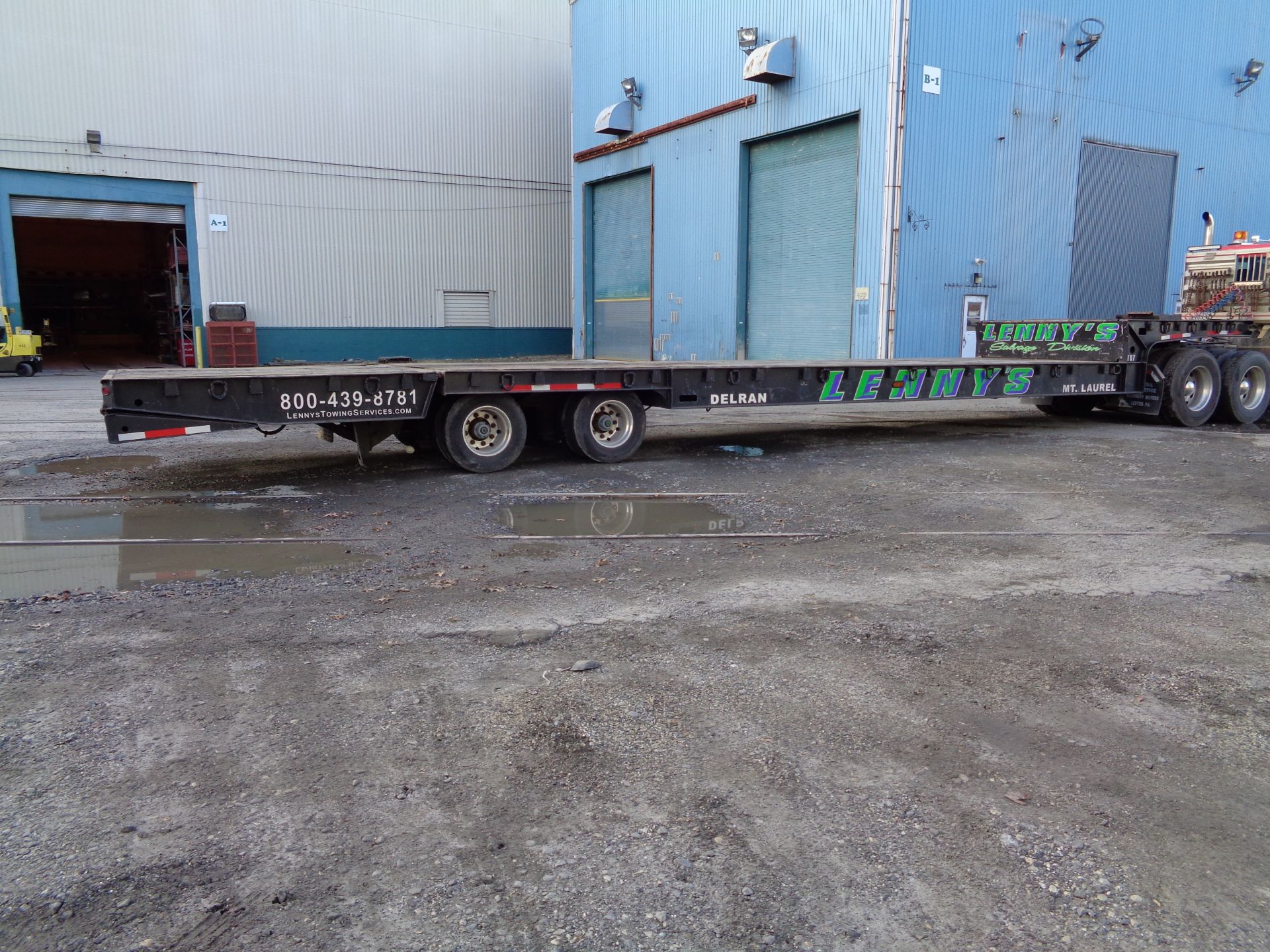 2008 Talbert Drop Deck Dove Tail Trailer