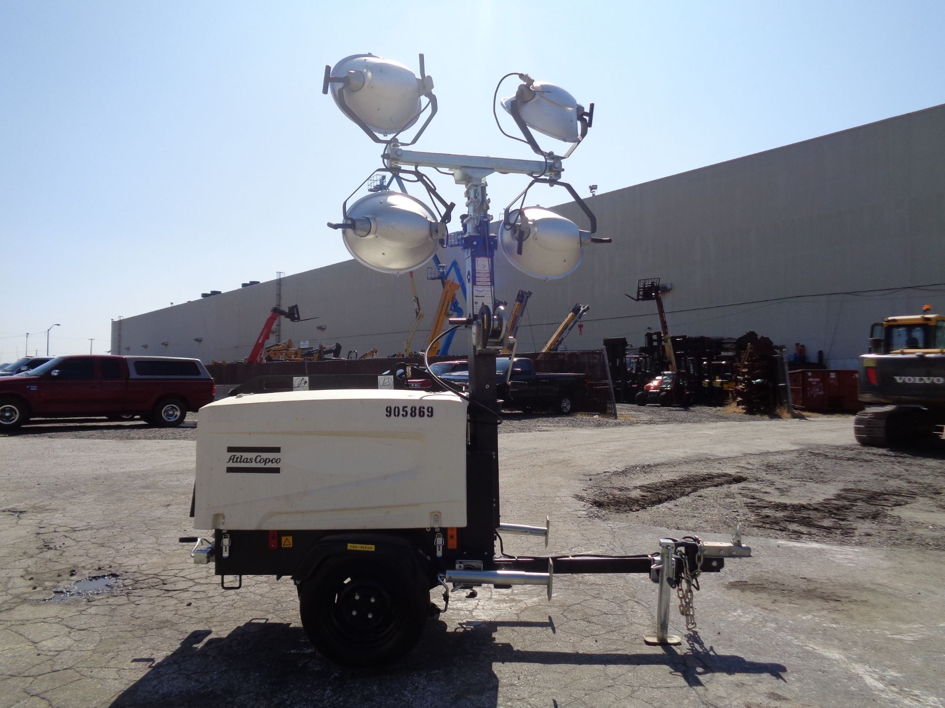 2016 Atlas Copco Hi Light V4 Light Tower - Image 7 of 10