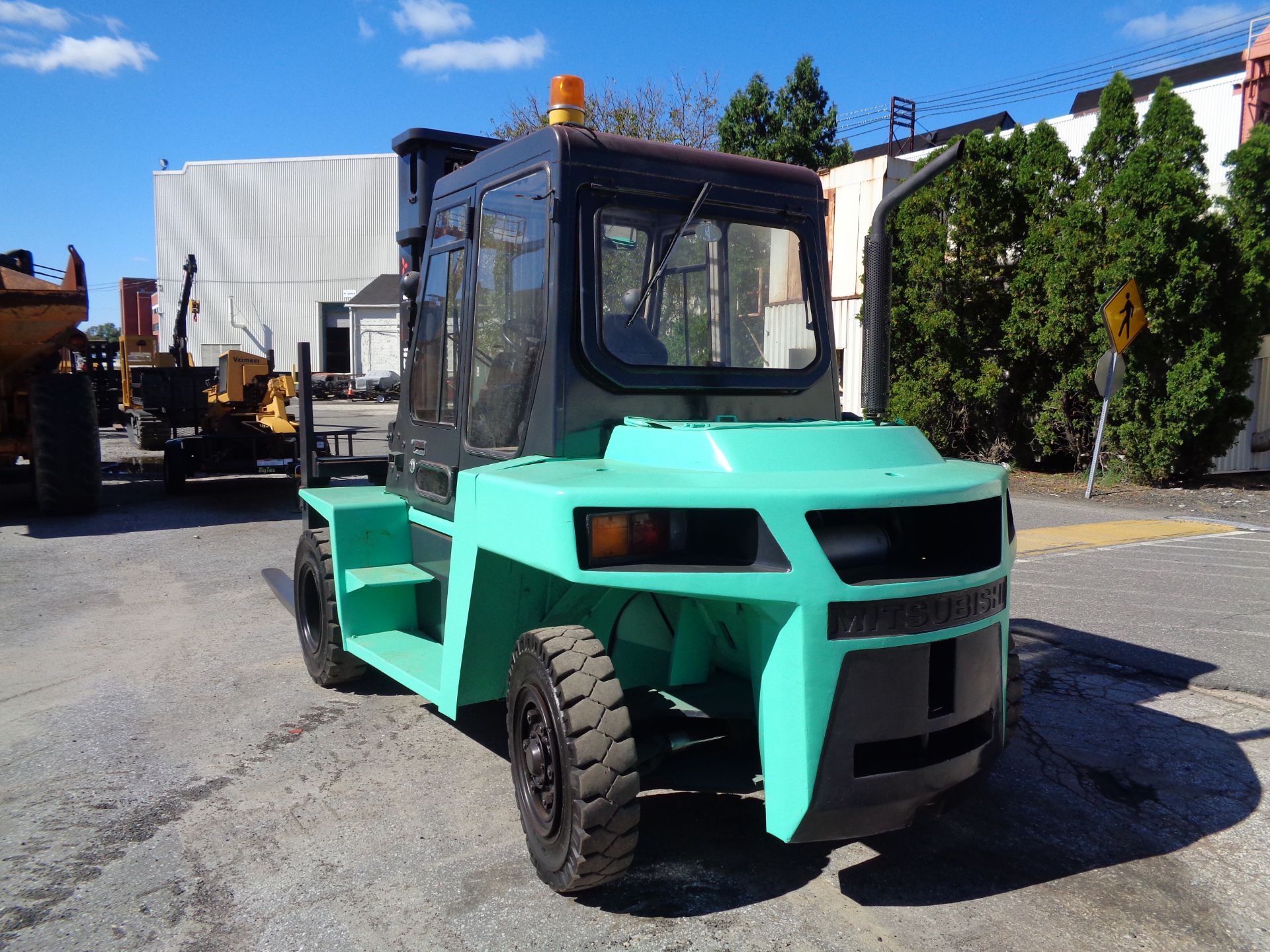 Mitsubishi -FD70 Forklift 15,000 lbs - Diesel - Fork Positioners- Side Shift - Image 17 of 17