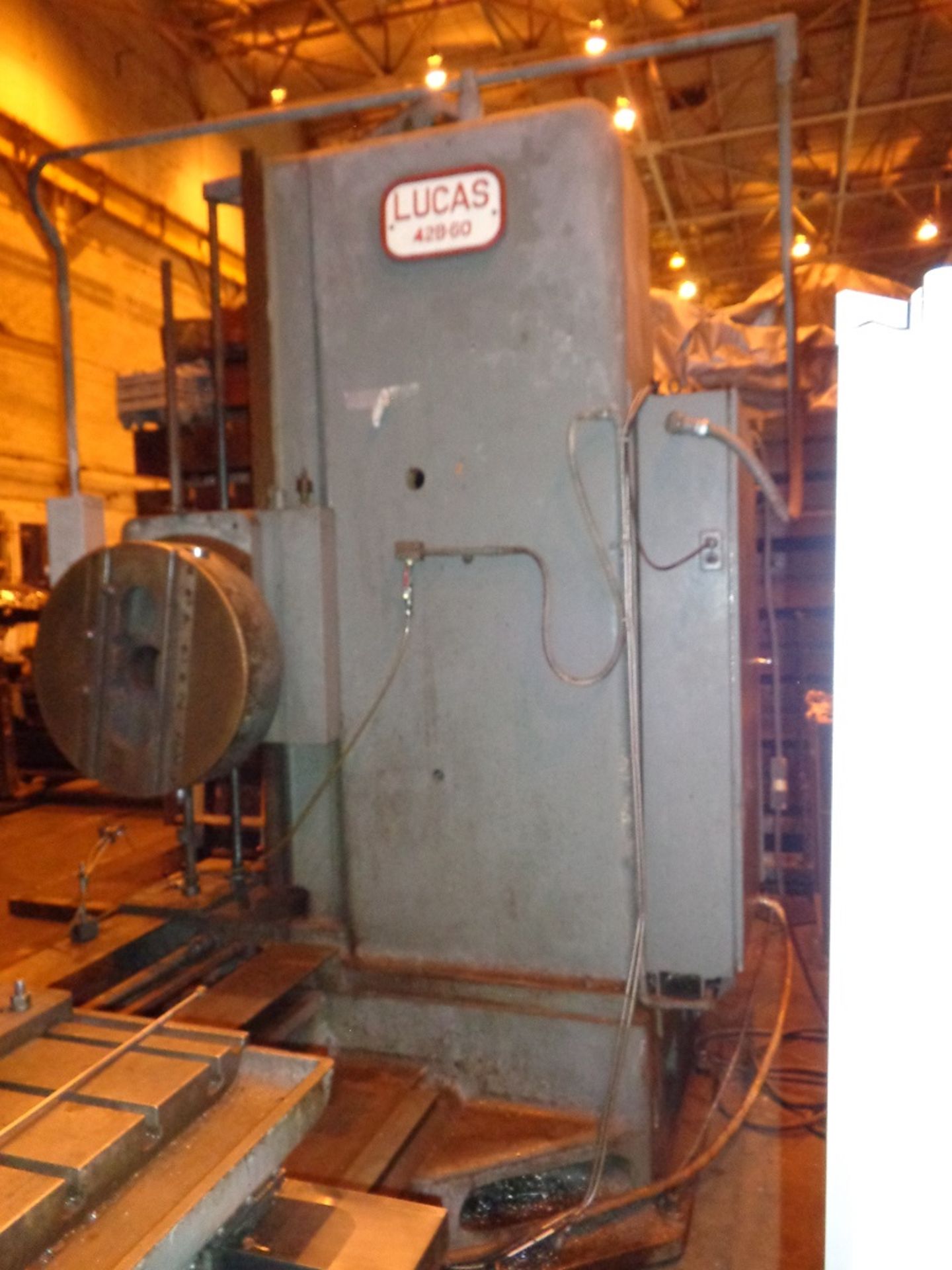 Lucas 42B-60 Horizontal Boring Mill - Image 5 of 9