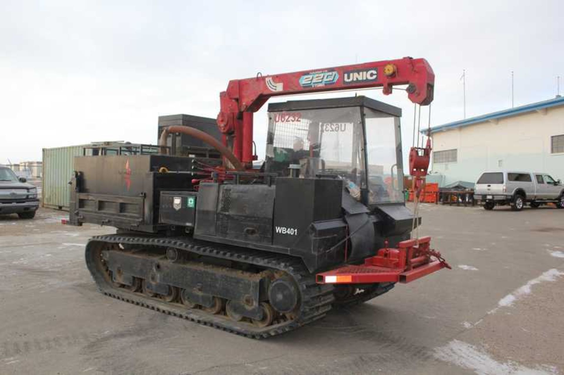 R50C YANMAR TRACKED CARRIER C/W REMOVEABLE WATER TANK & CRANE, N.V.S.N. - Bild 2 aus 2