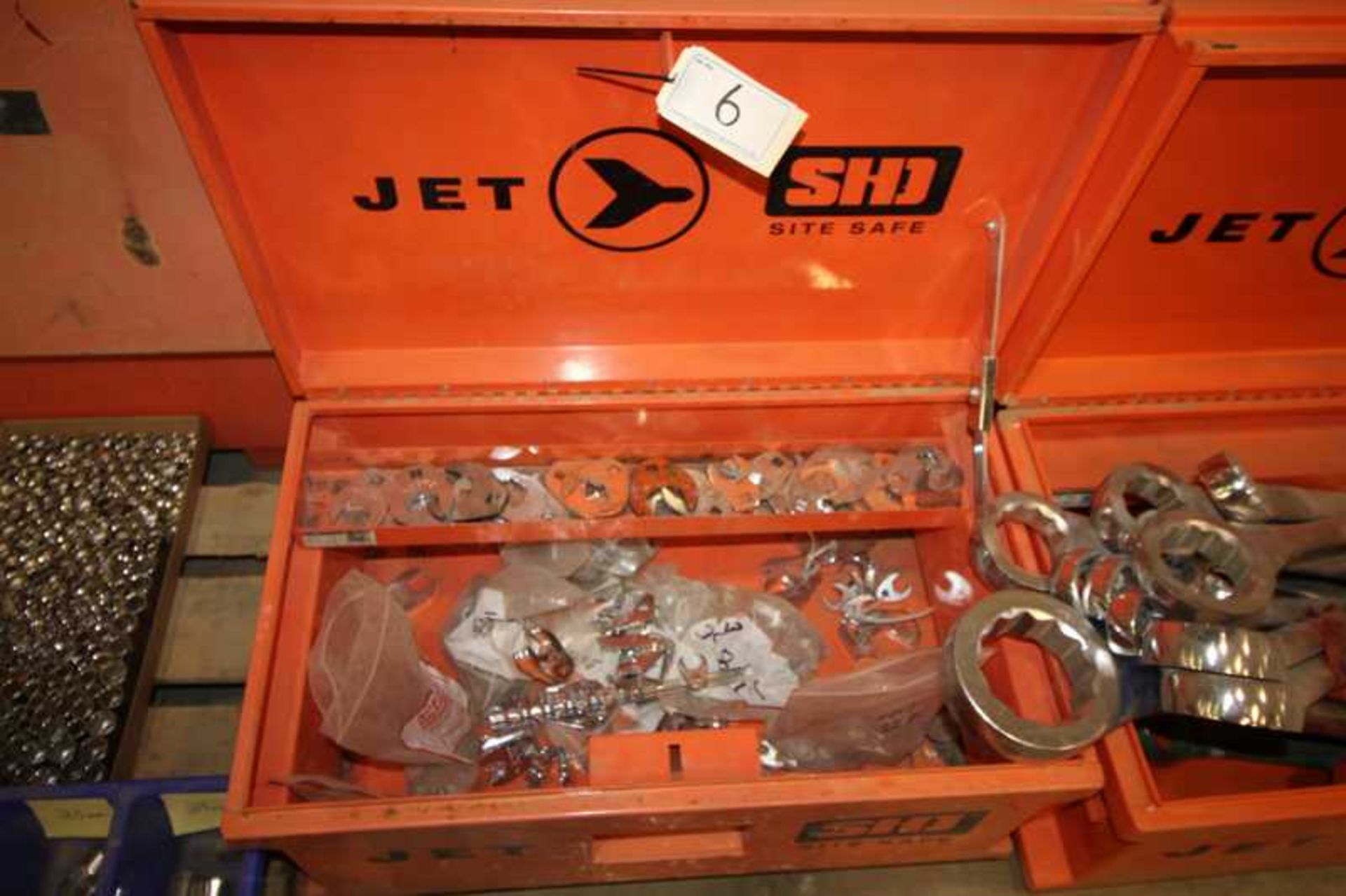 JOB BOX C/W CROWFOOT WRENCHES