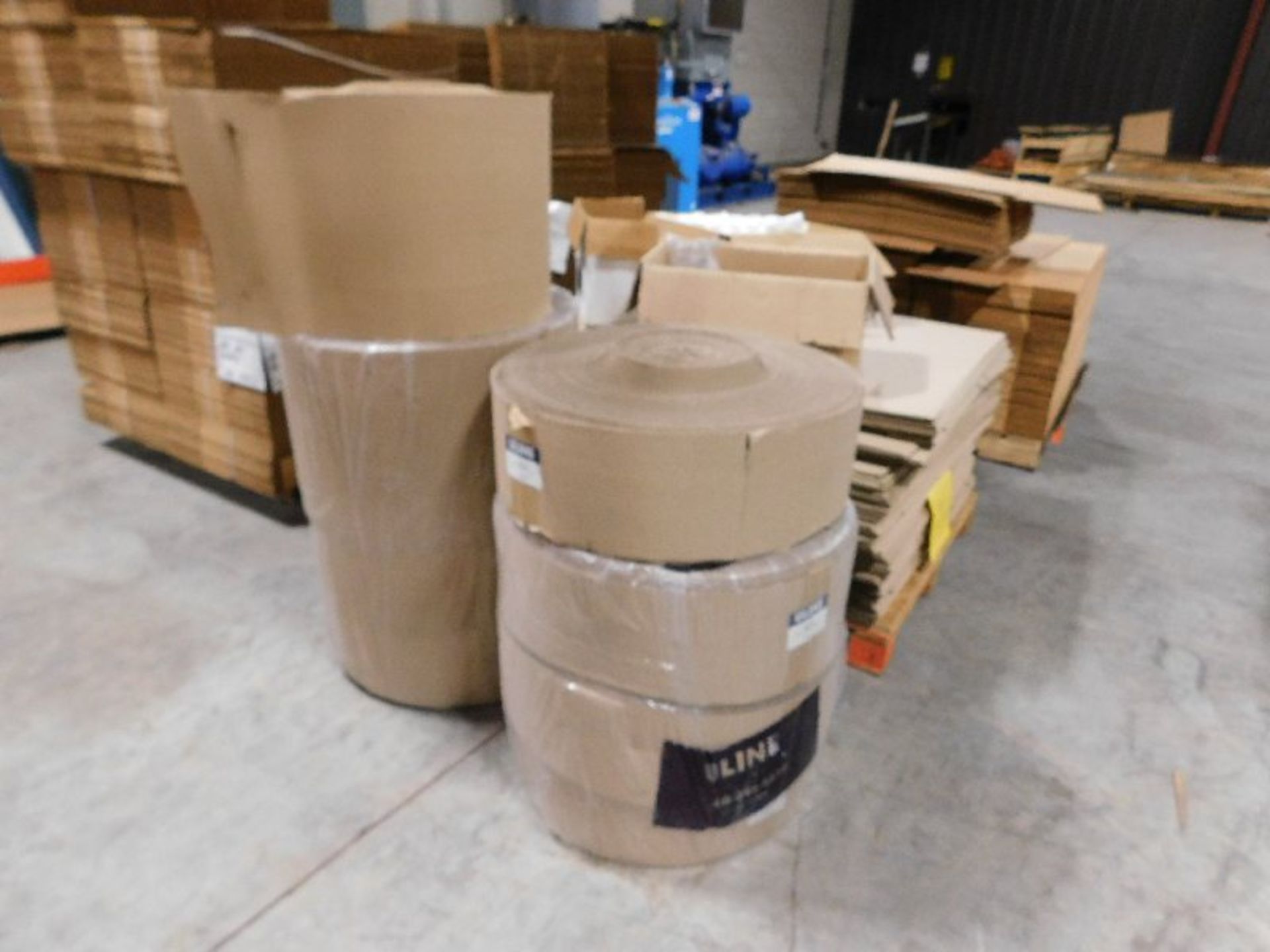 (8) Pallets, Large Surplus Inventory Cardboard Boxes, Packing Material, etc. - Image 5 of 5