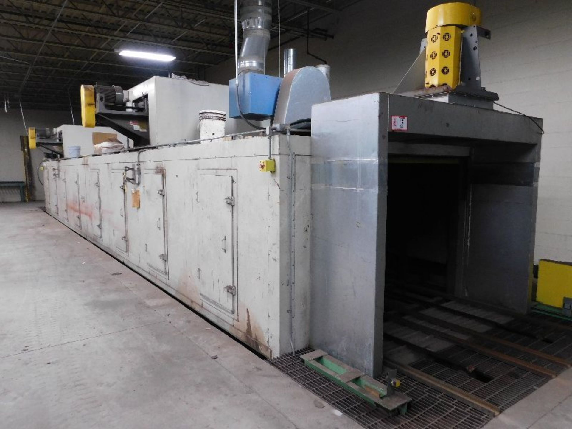 Maxon 40' Curing Oven, Dual Control, S-Fired, 6' X 5' Open, W/Chain Drive Conveyor