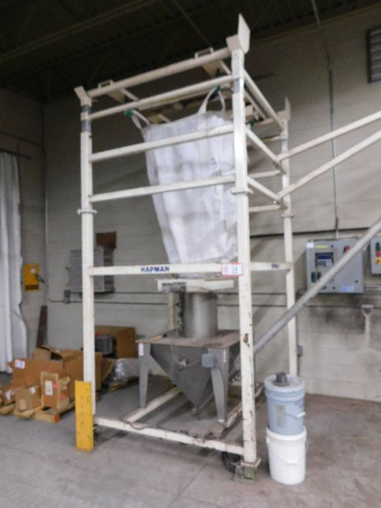 Hapman Scale Bagging System, W/12' Auger, (4) Load Cells, Hapman Control Panel and Bag