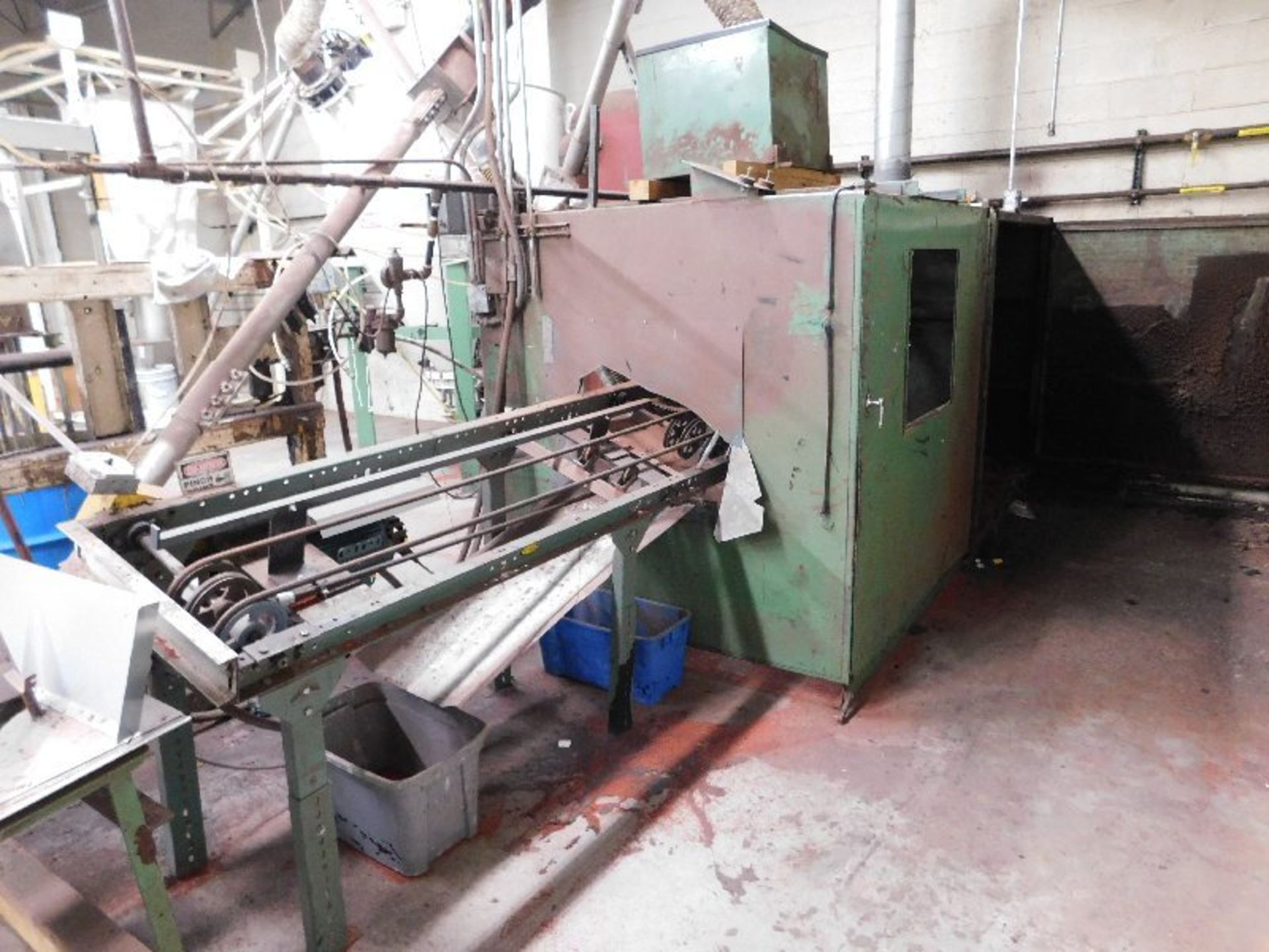 Stone Coating and Spray Line, W/Conveyor, Electronic Control Panel, Line Automatic, Approx. 40'