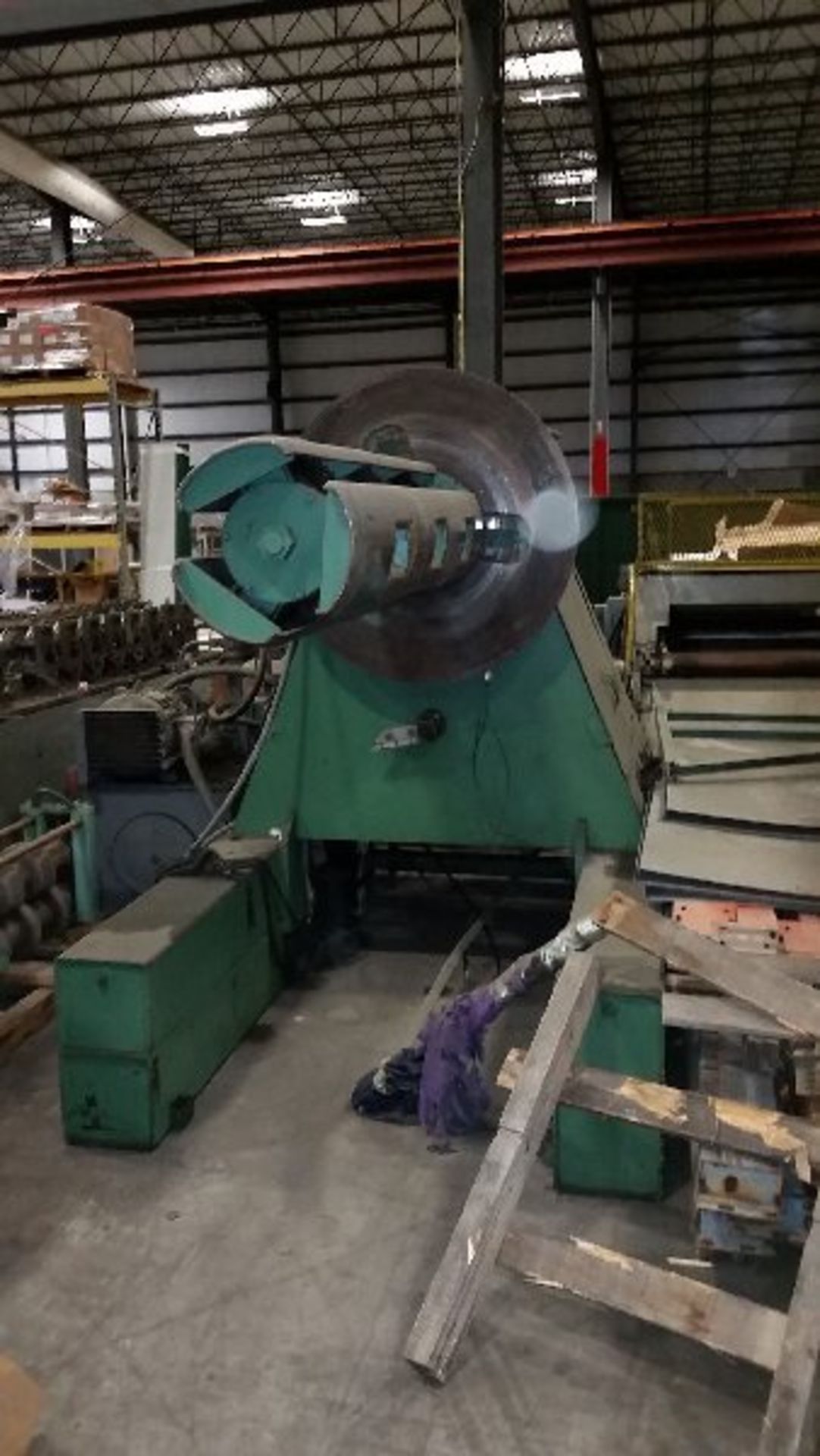 Welty Way Expanding Mandrel Coil Roller, Mdl. 20M60, s/n UC7648 (This item located Allentown, PA)