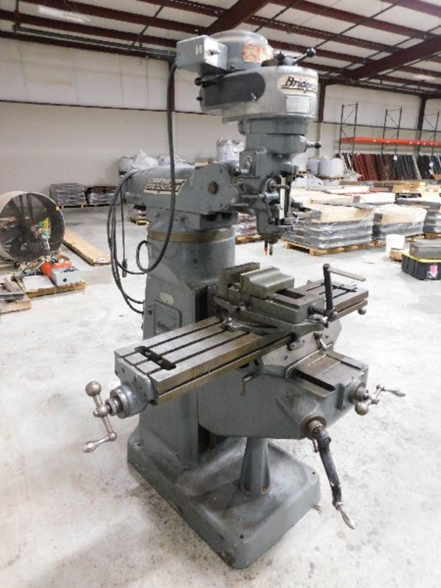 Bridgeport Vertical Milling Machine, W/6" Jaw Vise, S/N J46481 - Image 2 of 4