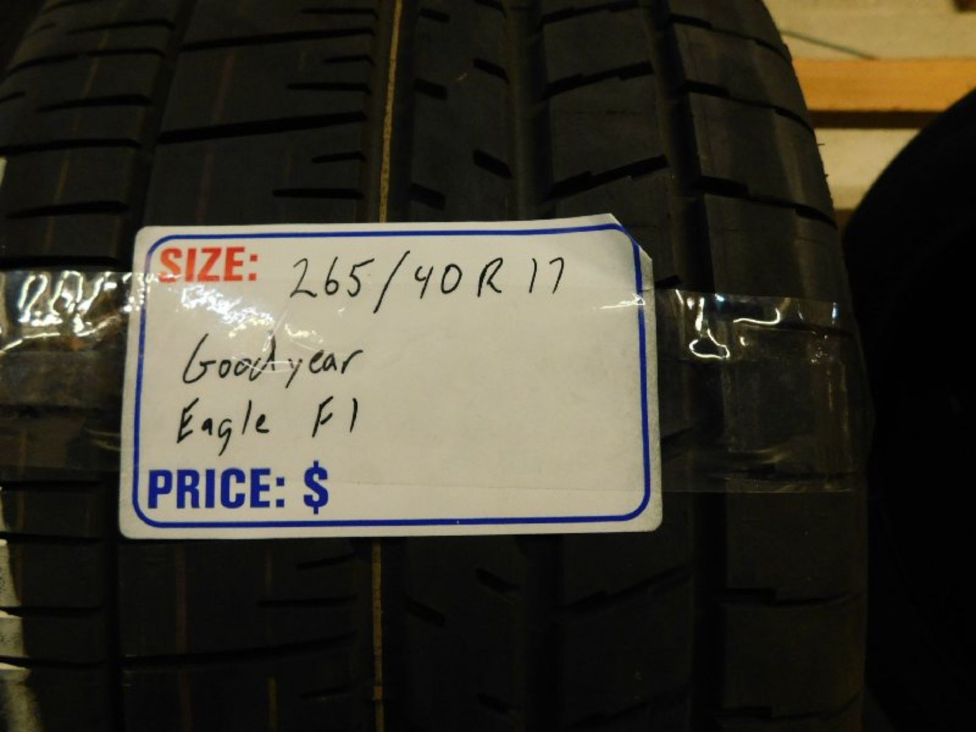 (2) Goodyear Eagle Tires, F1 265/40R17 (TAXABLE) - Image 2 of 2