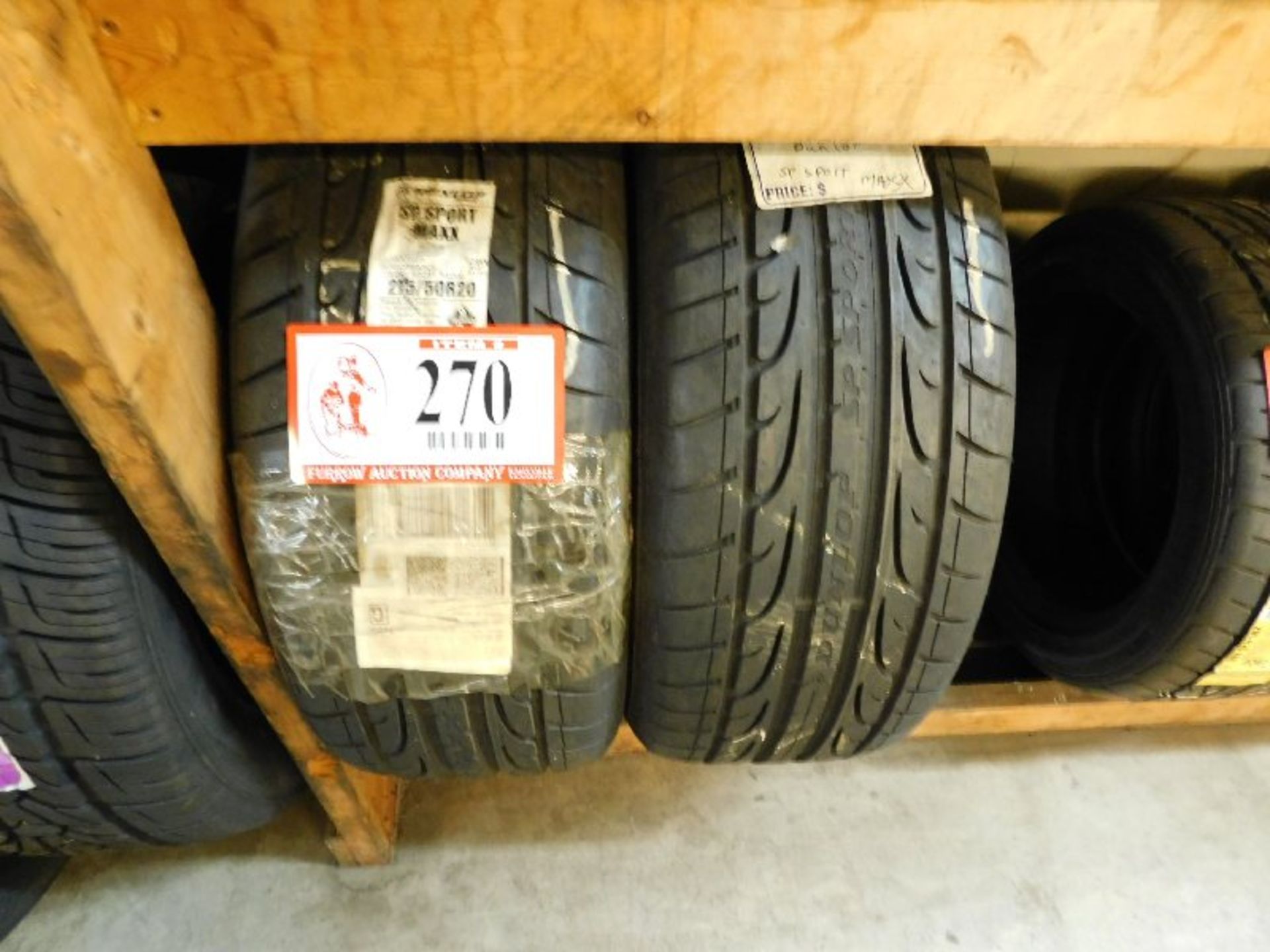 (2) Dunlop SP Sport Maxx Tires, 275/50R20 (TAXABLE)