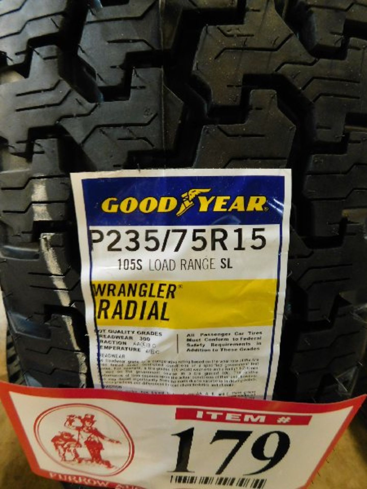 (4) Goodyear Wrangler Radial Tires, P235/75R15 (TAXABLE) - Image 2 of 2