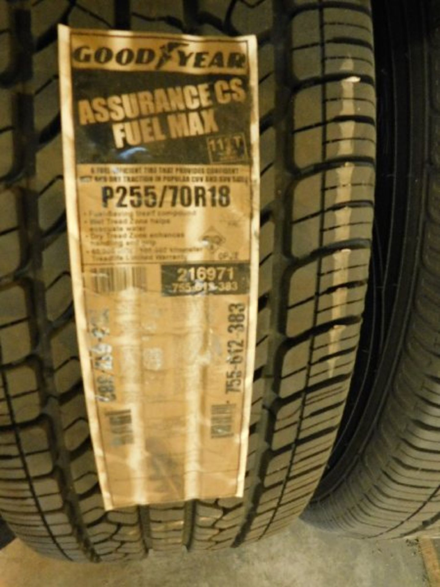 (4) Goodyear Assurance CS Fuelmax Tires, 112T, #P255/70R18 (TAXABLE) - Image 2 of 2