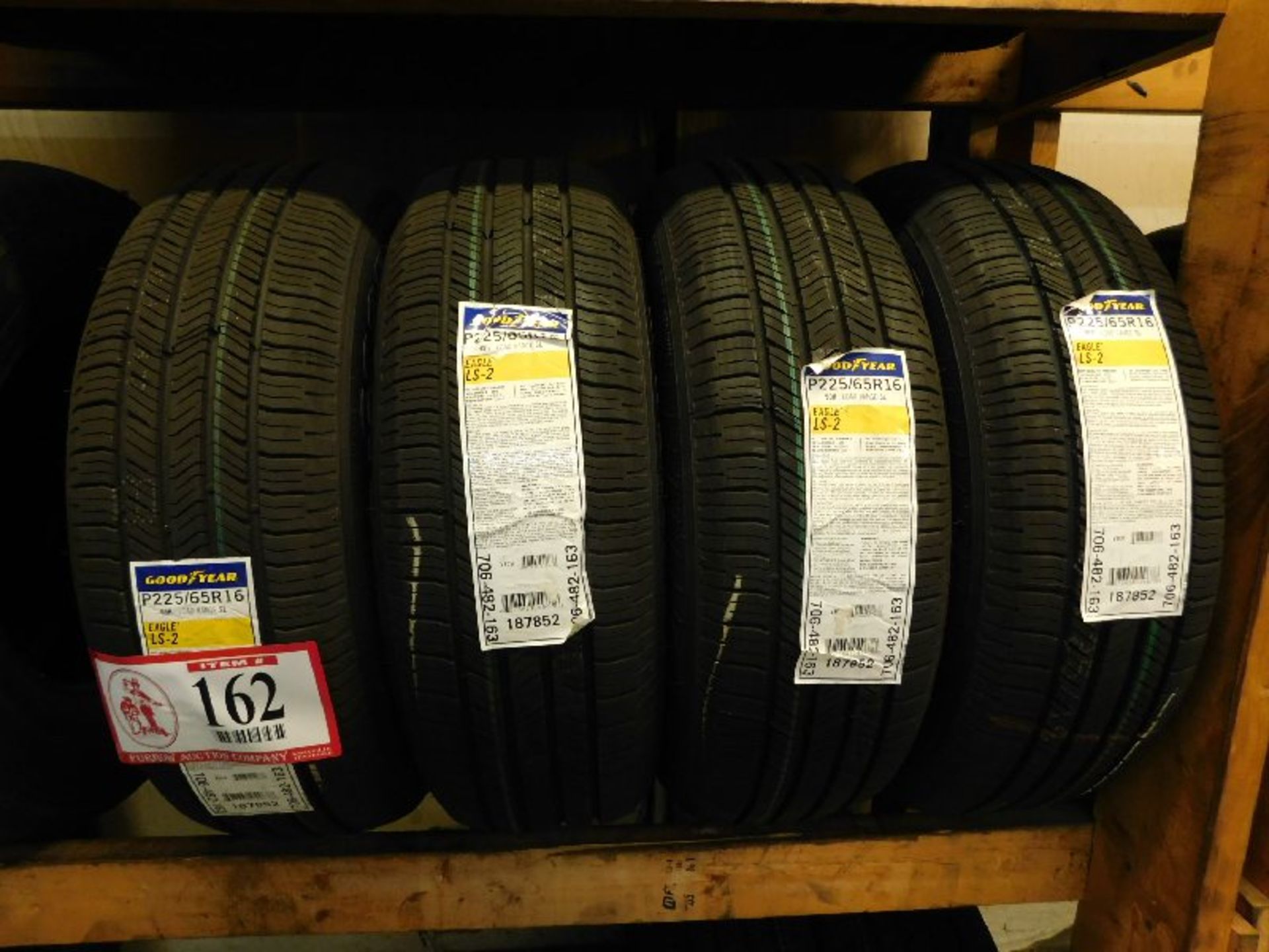 (4) Goodyear Eagle Tires, LS-2 P225/65R16 (TAXABLE)