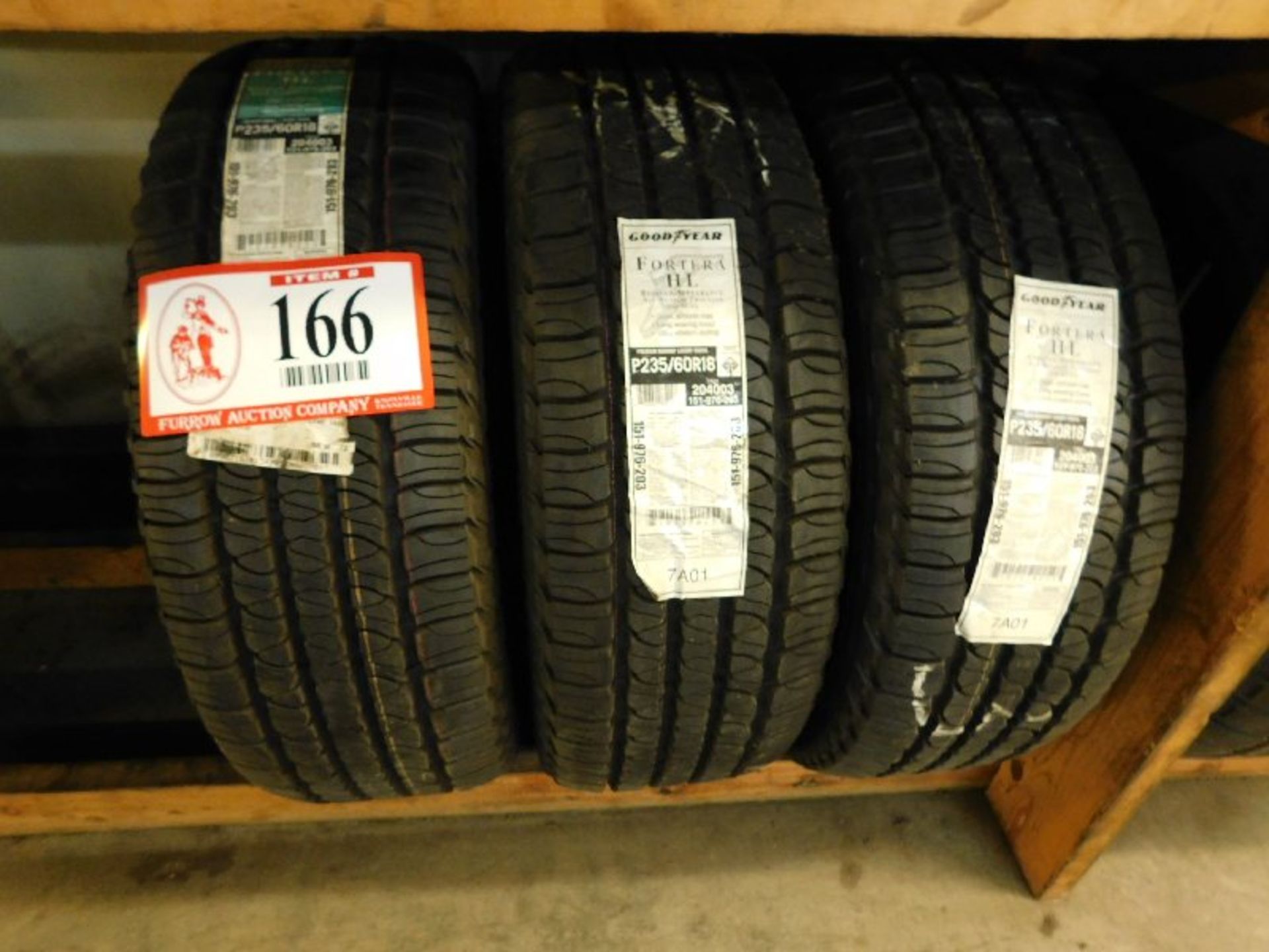 (3) Goodyear Forterahl P235/60R18 (TAXABLE)