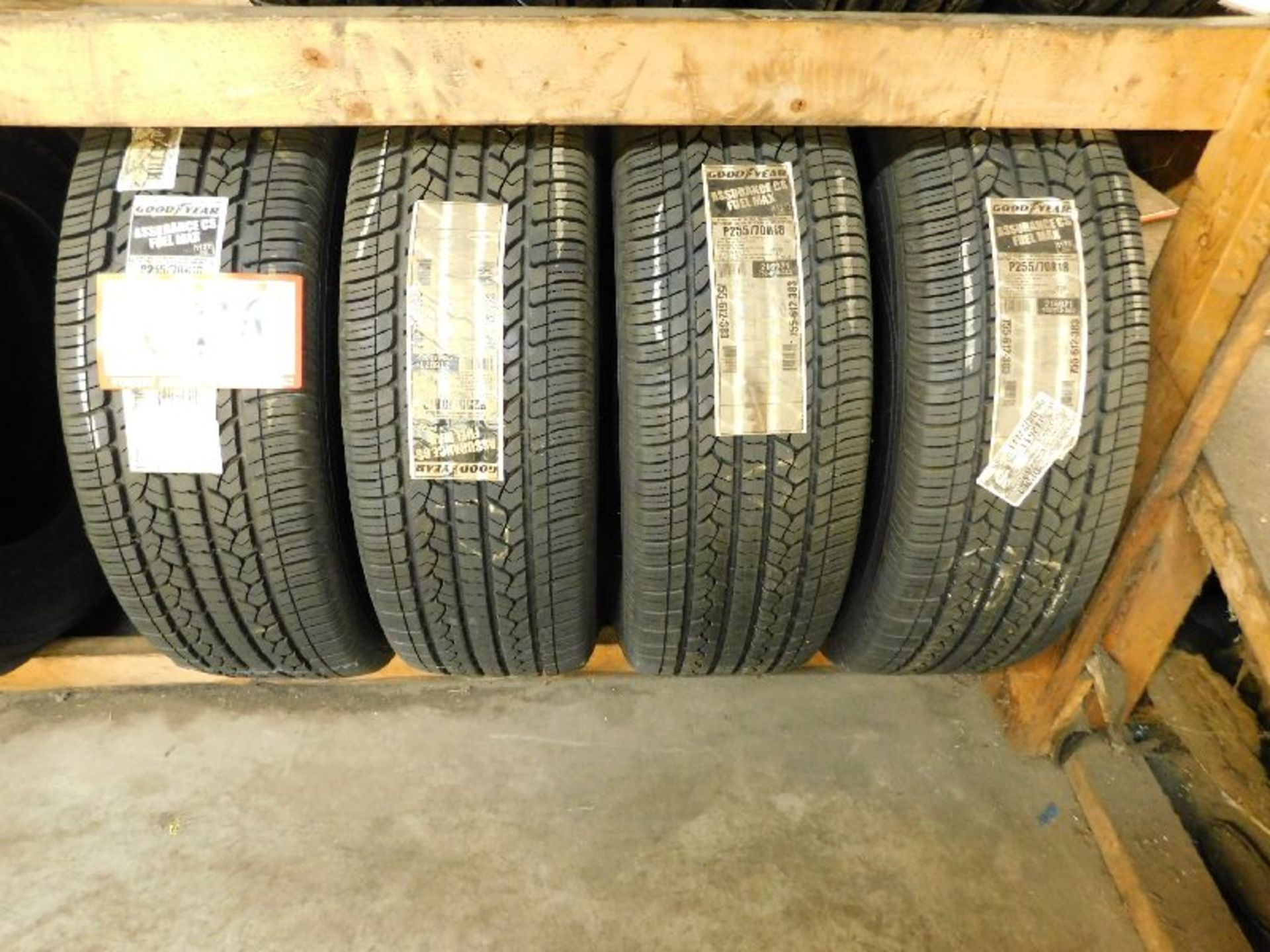 (4) Goodyear Assurance CS Fuelmax Tires, 112T, #P255/70R18 (TAXABLE)