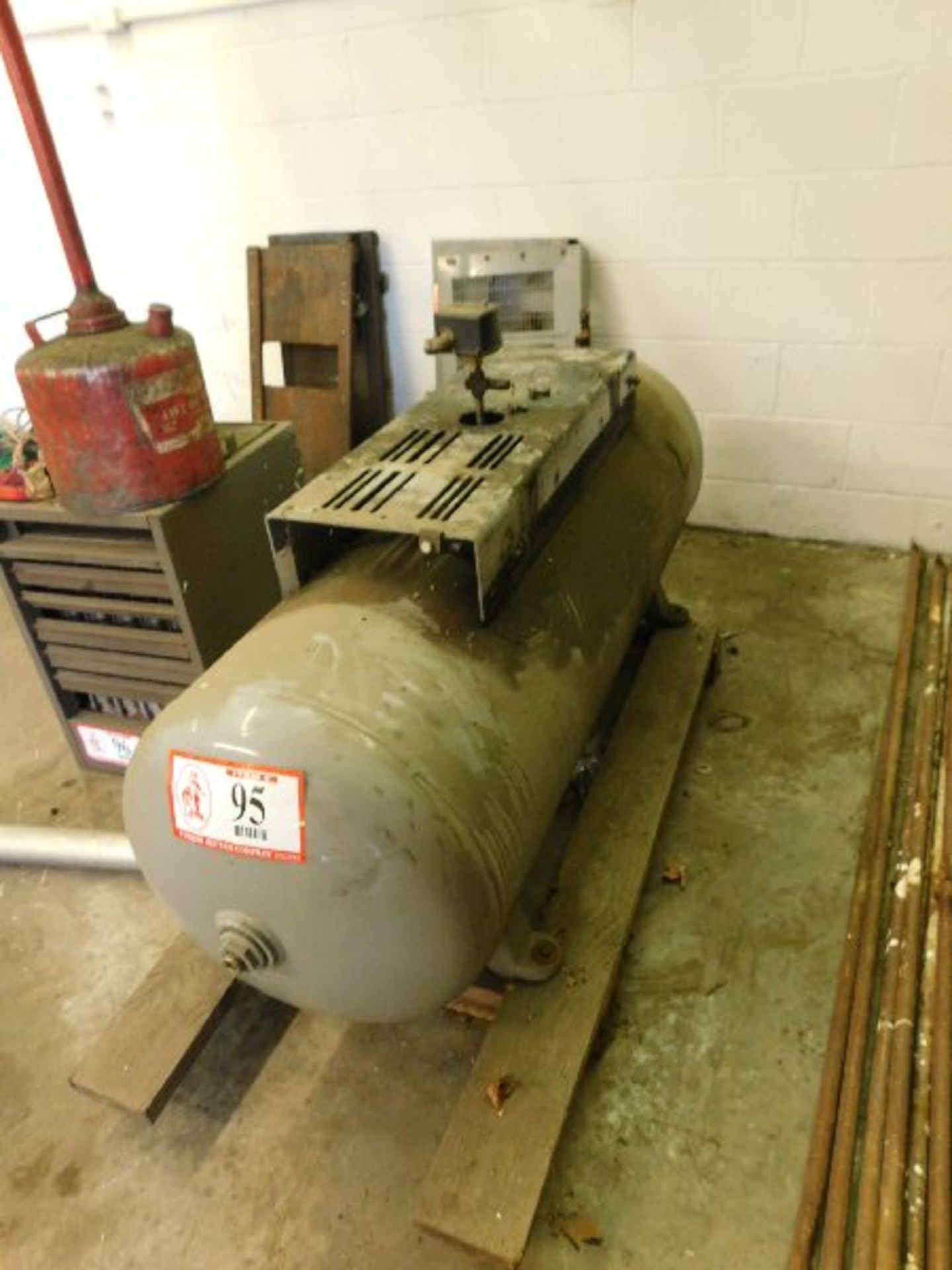 Lot of Assorted Parts to include: Ingersoll Rand Air Tank and Miscellaneous Air Compressor