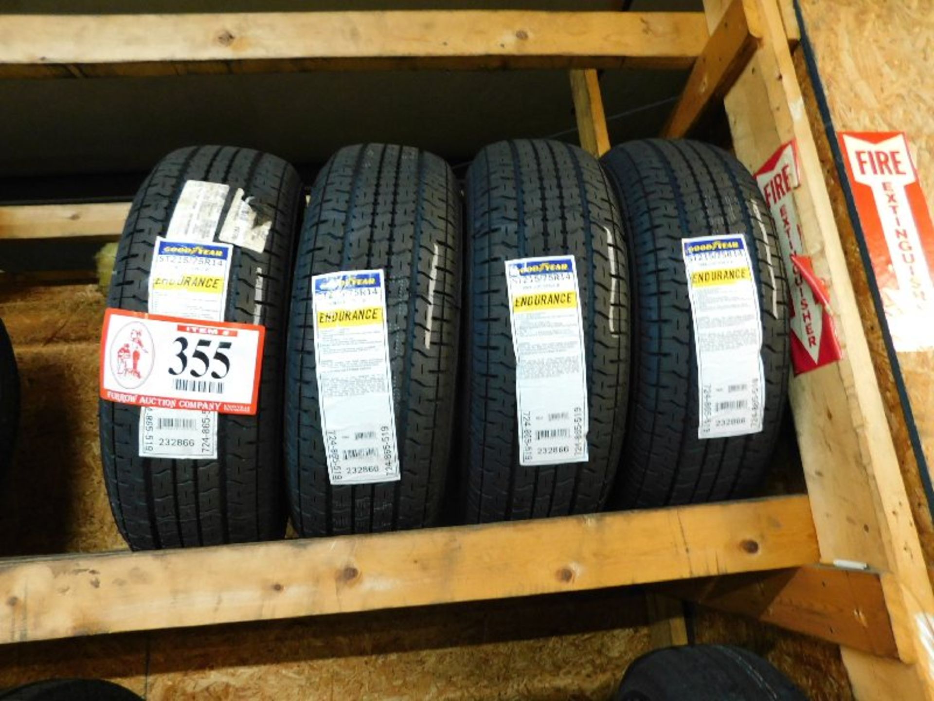 (4) Goodyear Endurance ST Tires, 215/75R14 (TAXABLE)