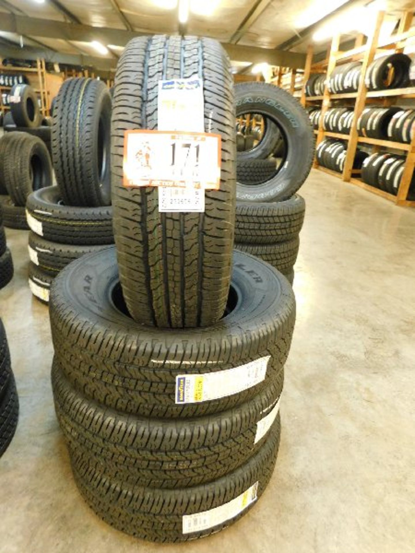 (4) Goodyear Wrangler Fortitude HT Tires, 265/70R16 (TAXABLE)