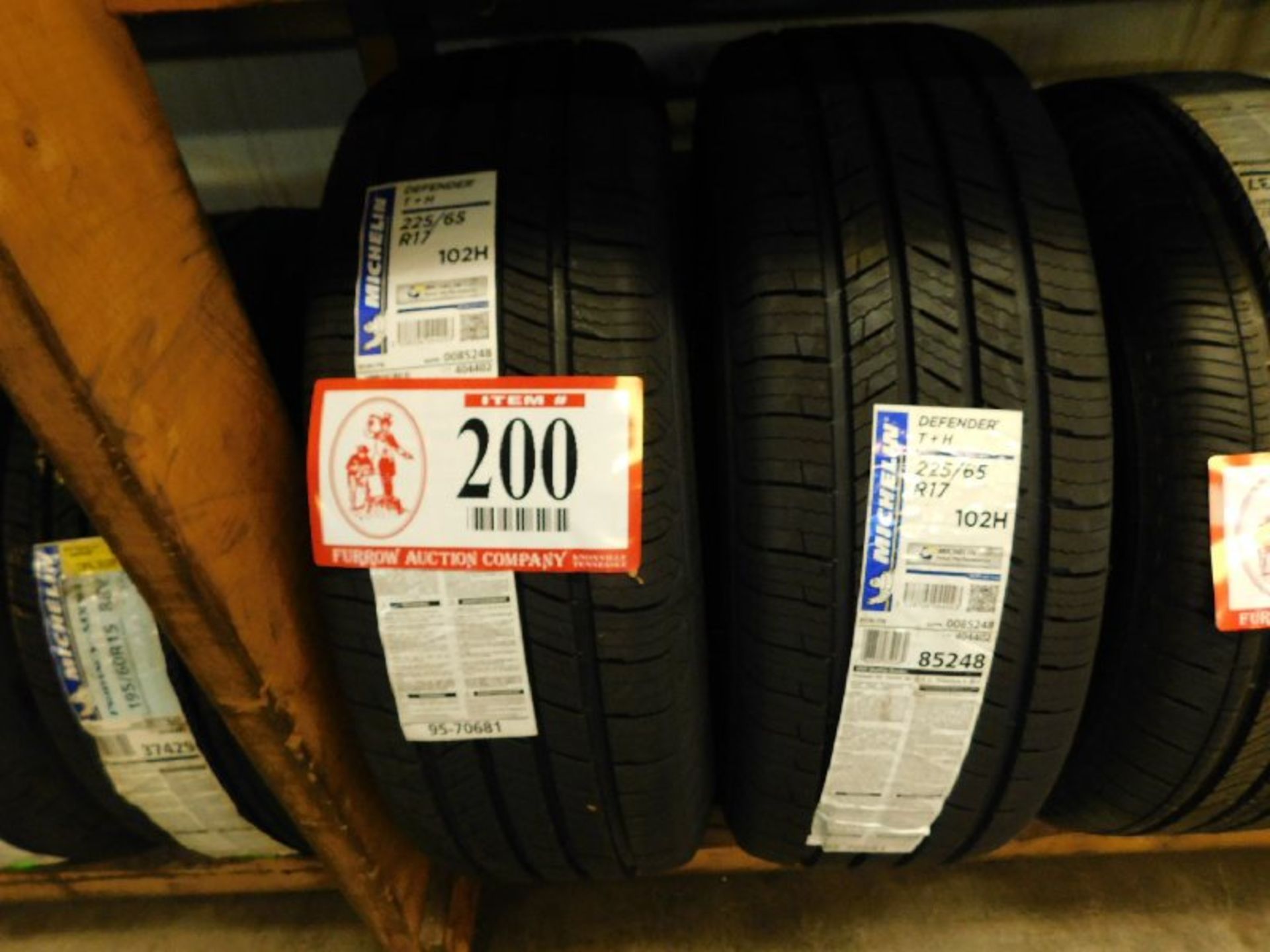 (2) Michelin Defender T+H Tires, 225/65R17 102H (TAXABLE)