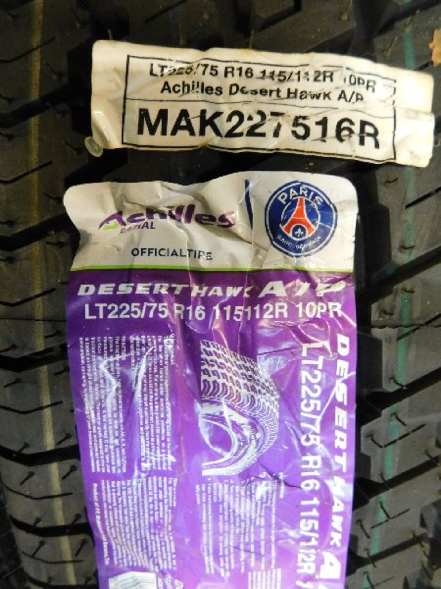 (2) Achilles Desert Hawk AP Tires, LT225/75R16 (TAXABLE) - Image 2 of 2