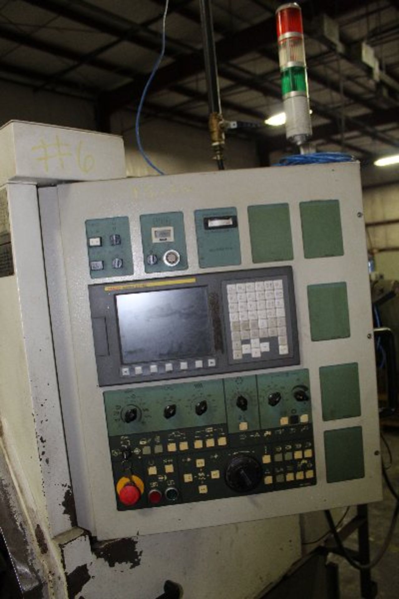 2009 OR Victor Taichung V-turn II-26 CNC Lathe, w/Fanuc Controls and chip conveyor, s/n Y2-1326 - Image 4 of 5