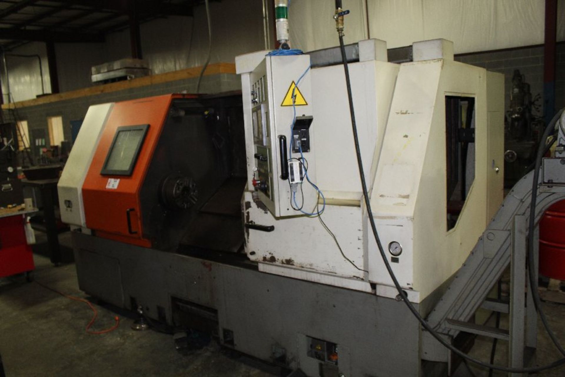 2009 OR Victor Taichung V-turn II-26 CNC Lathe, w/Fanuc Controls and chip conveyor, s/n Y2-1326