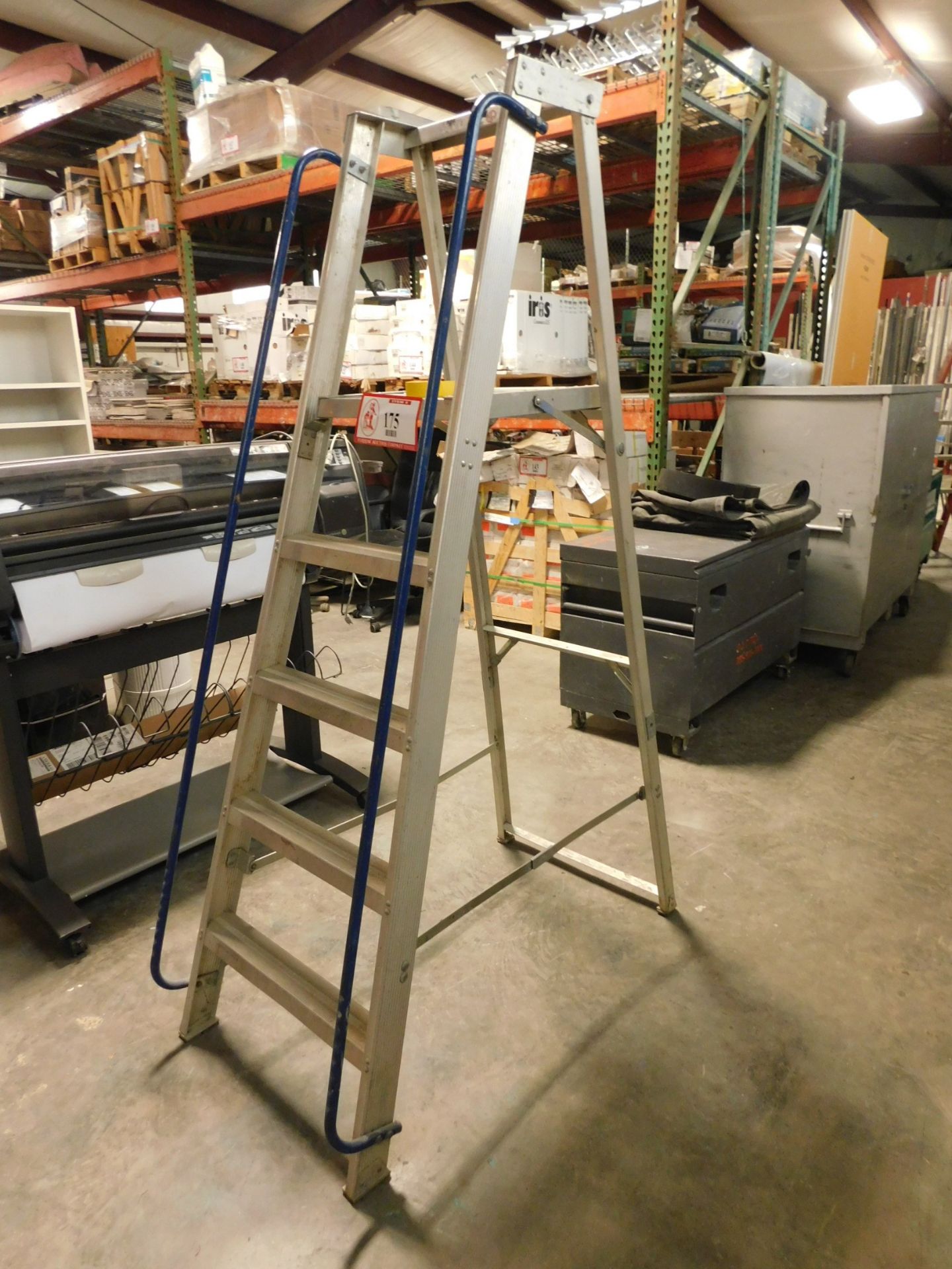 5' Set of Aluminum Folding Warehouse Steps