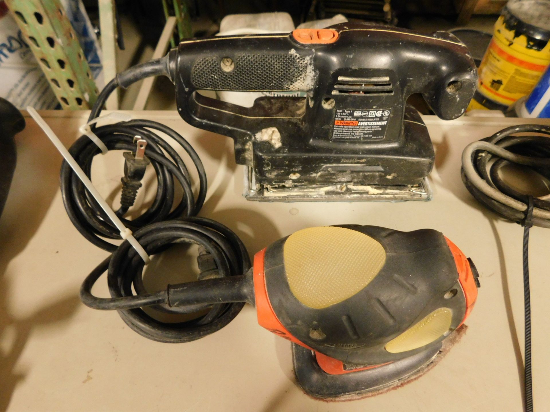 Black & Decker Dual Action Sander, Black & Decker Palm Sander