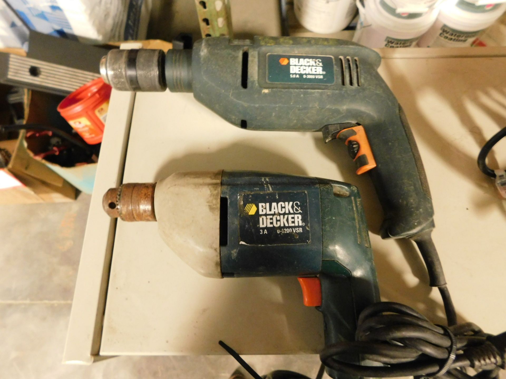 Black & Decker 1/2" Electric Drill, Black and Decker 3/8" Electric Drill