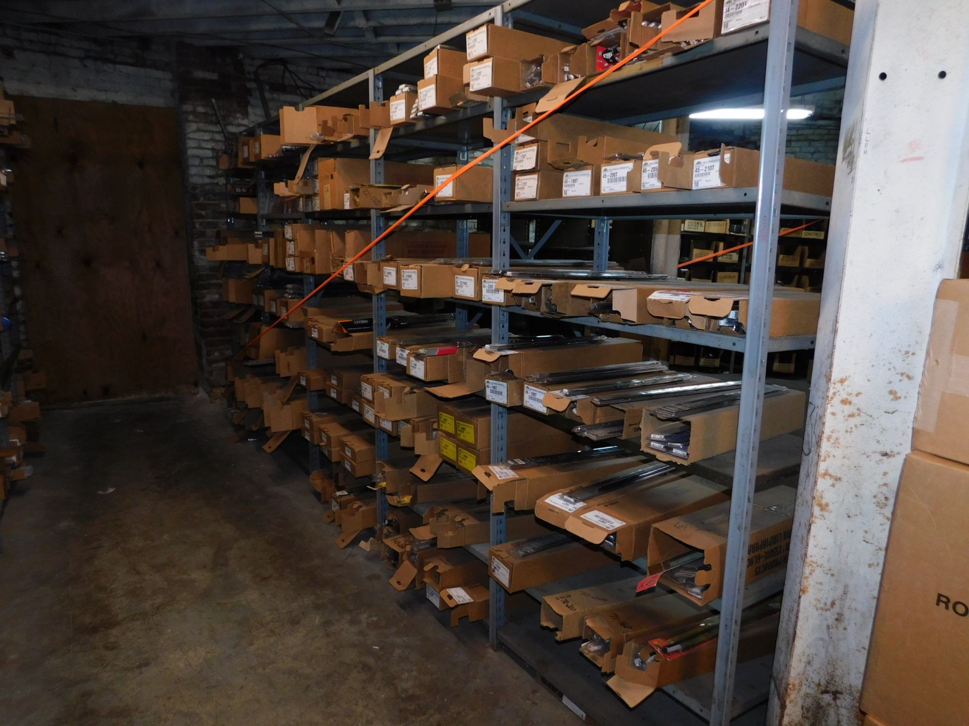 Contents of (4) Sections of Shelving, Trico Windshield Wipers, Large Quantity, Various Sizes,