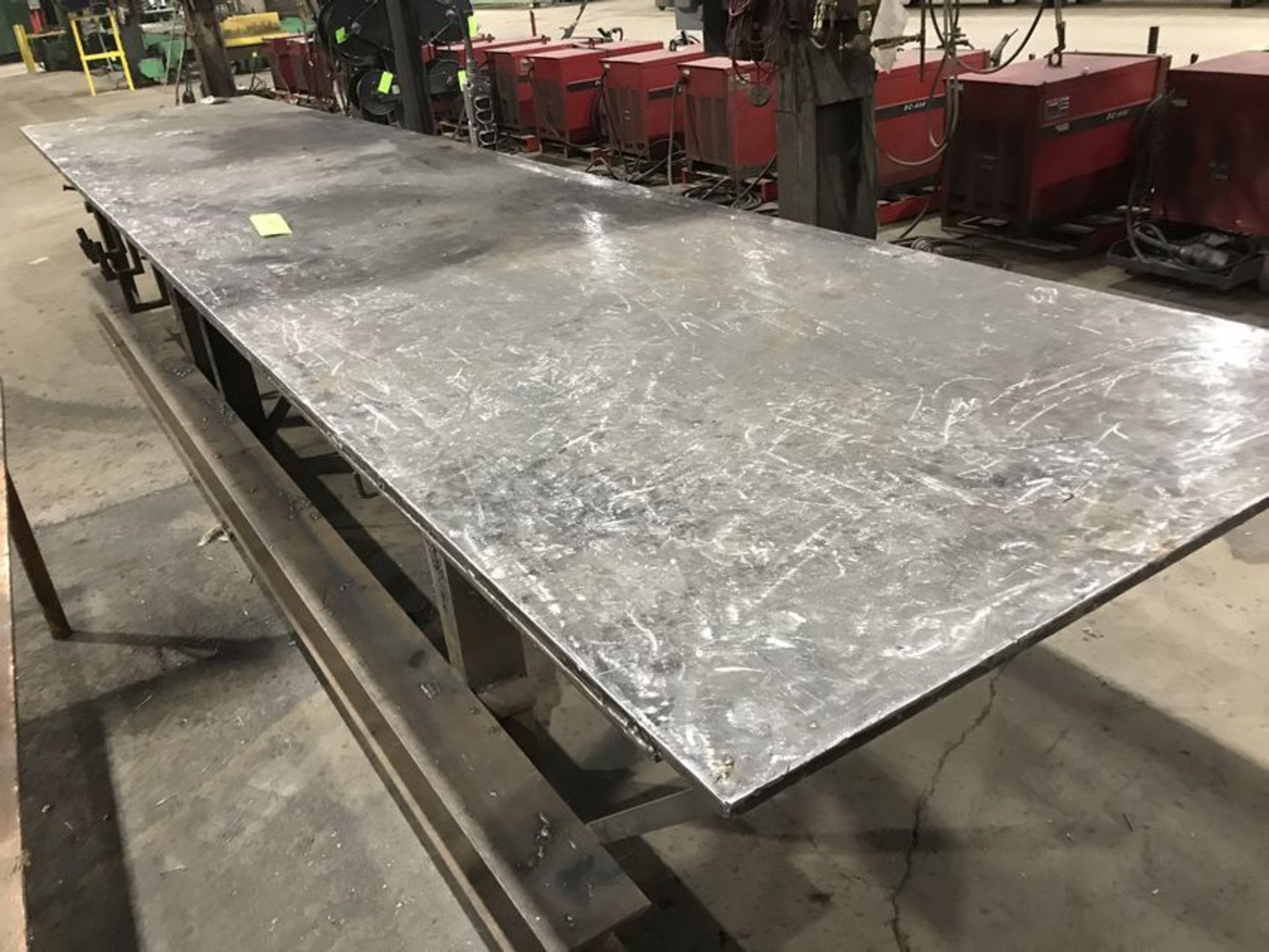 Steel Layout Table - 4' x 20' Length x 40" Height