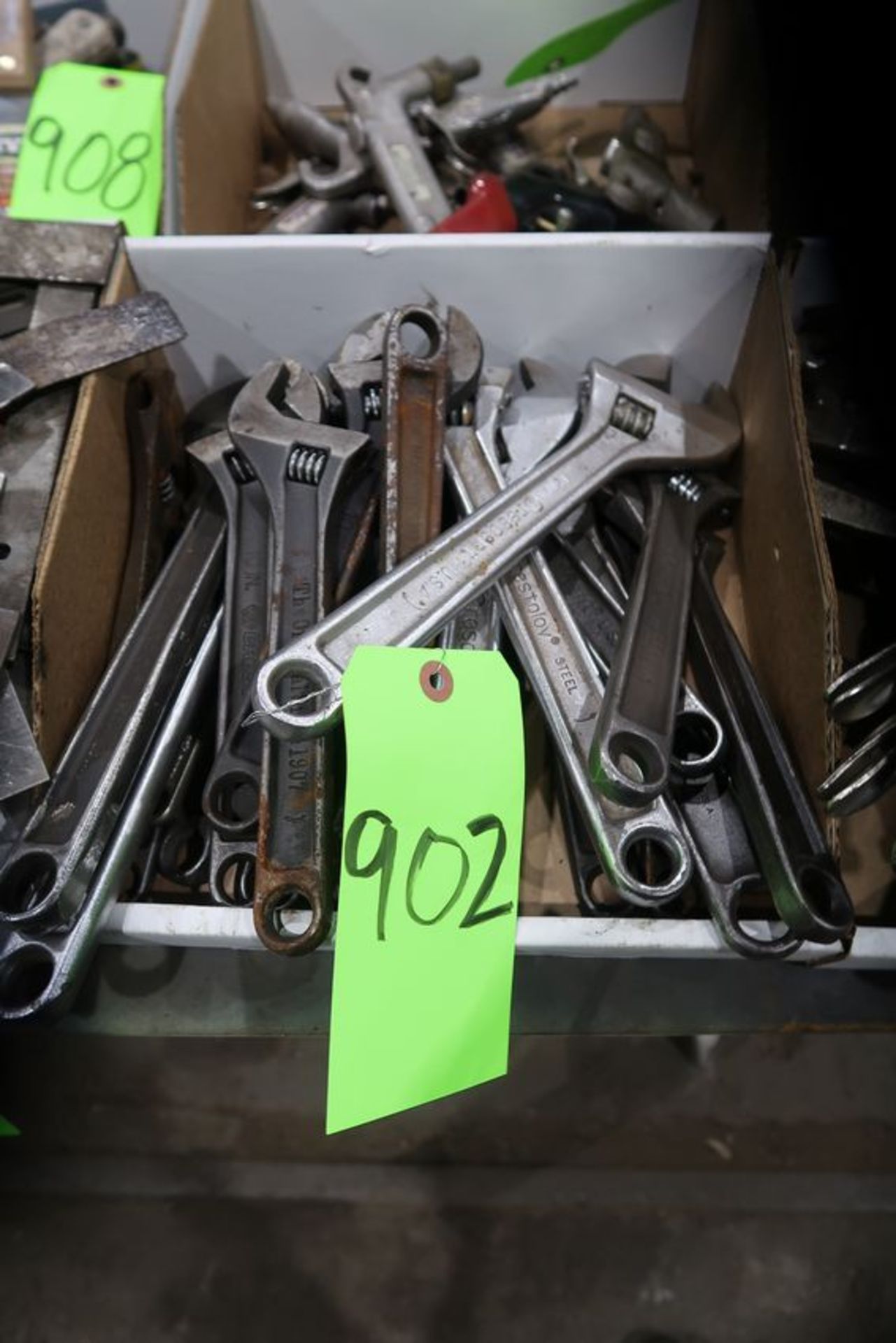 Lot of Adjustable Wrenches