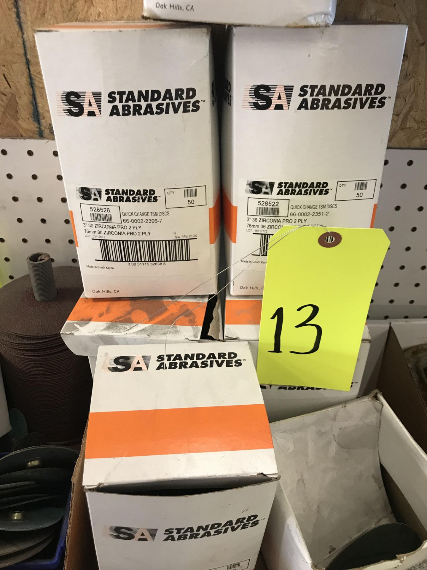 Boxes of Standard Abrasives, Quick Change Discs - Image 2 of 2